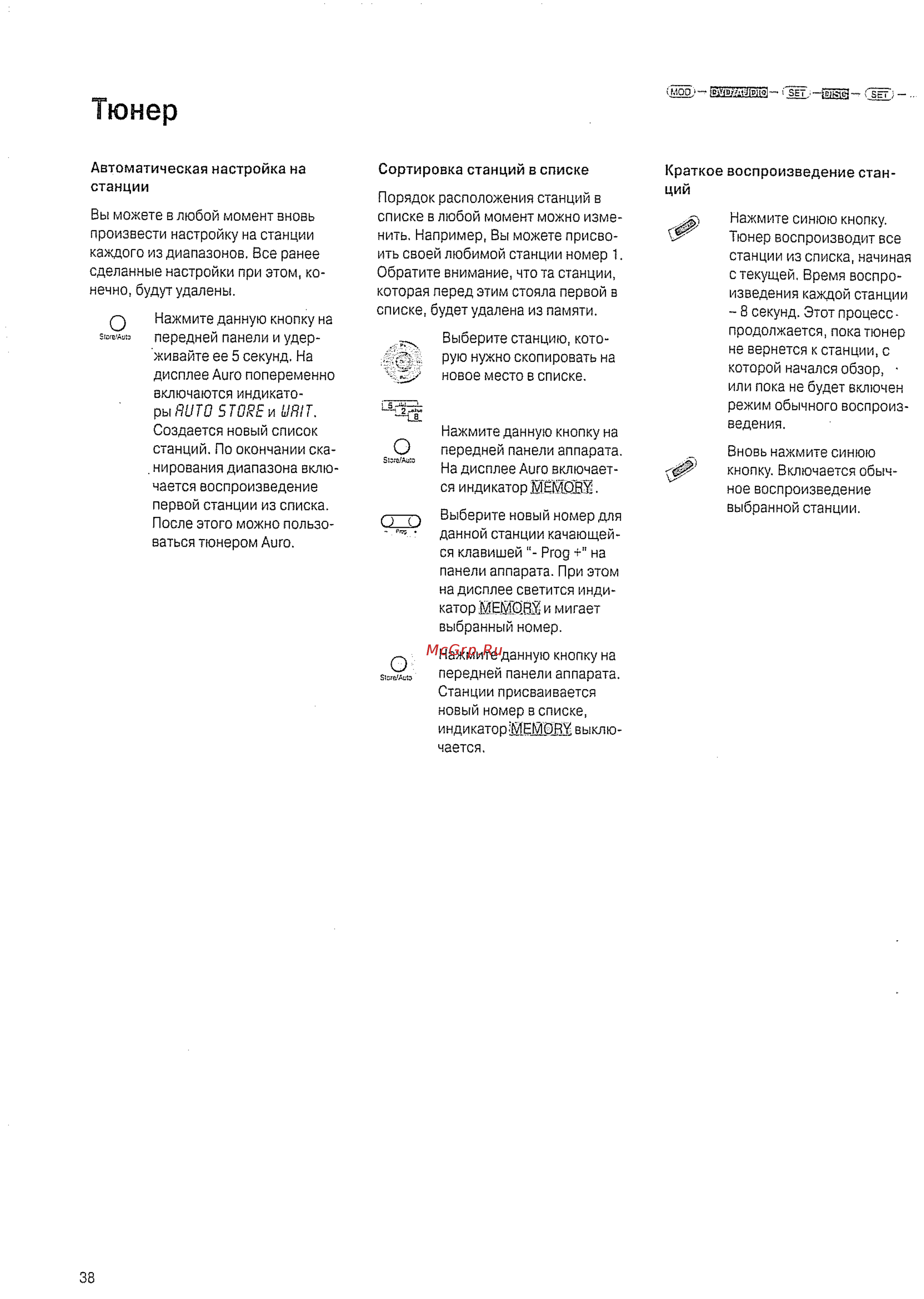 Loewe Auro 8116 DT A00 [38/56] Тюнер