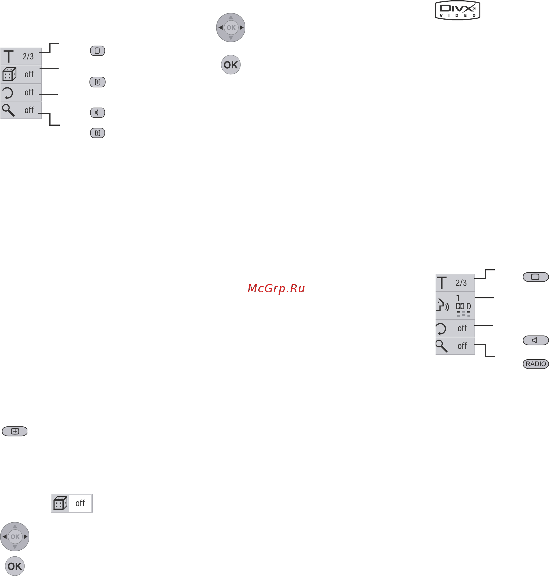 Loewe Xemix 6222 PS D20A [23/35] Строка меню vcd svcd
