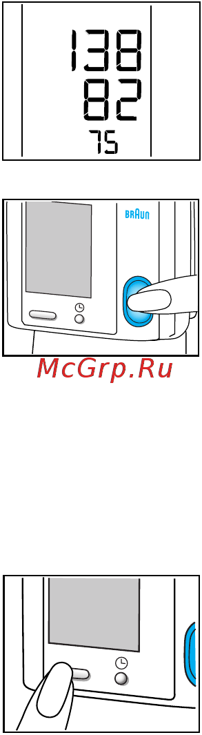 Braun BP 1600 [8/14] Функция памяти