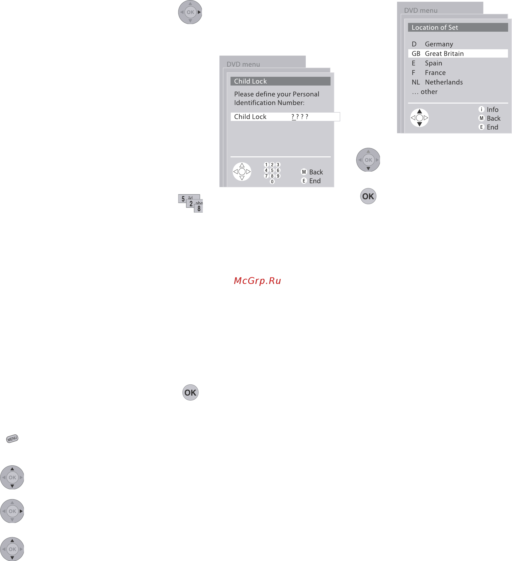 Loewe Xemix 6222 PS A20 [27/35] Функция замок от детей