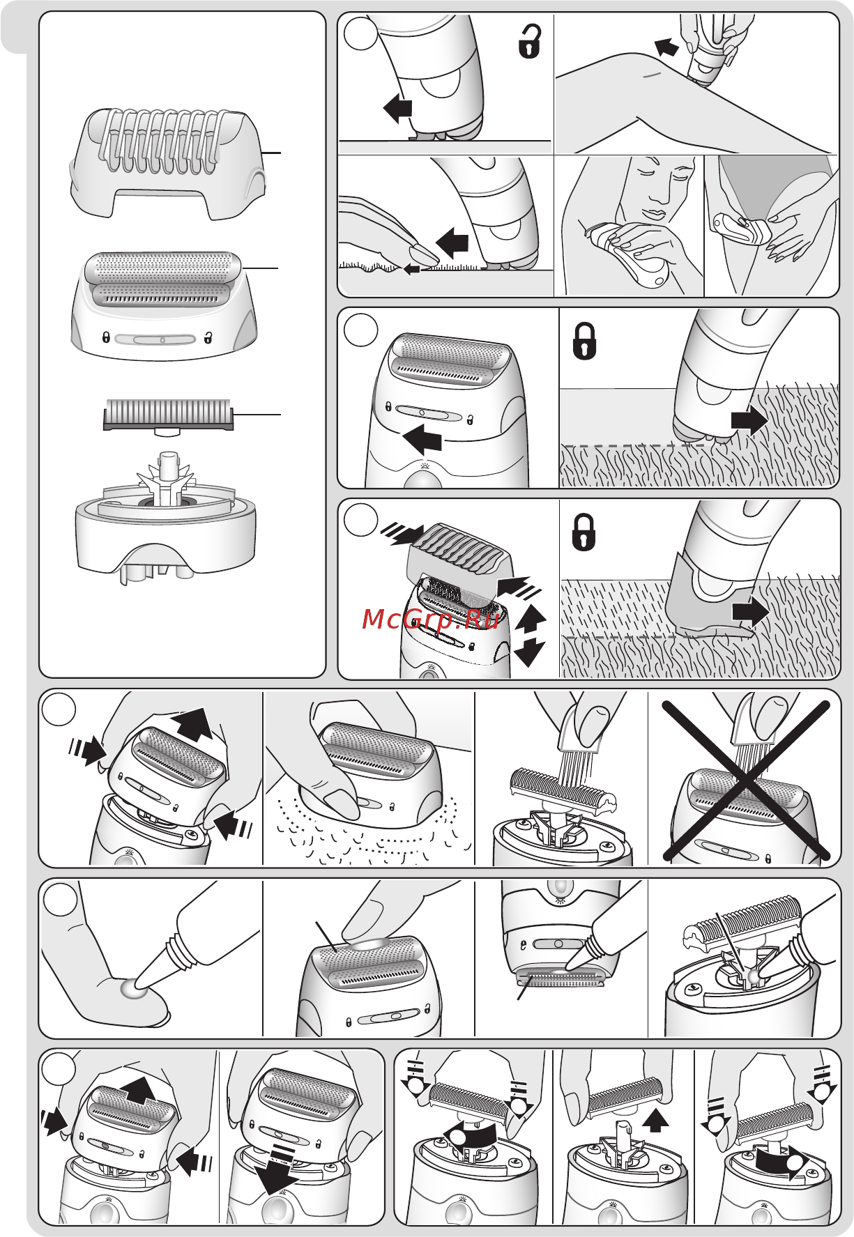 Braun Silk-epil 7 7-561 Legs body&face [5/11] _se_7 561_emea_s5