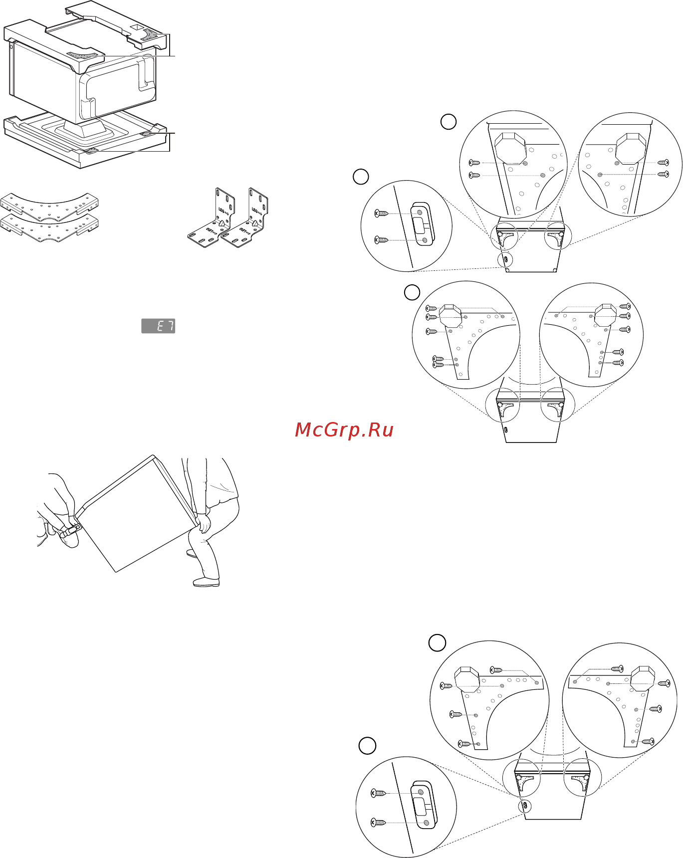 LG TwinWASH FH8G1MINI6 [13/44] Монтаж стиральной мини машины