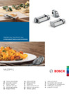 Bosch PastaPassion MUZ9PP1 Инструкция по эксплуатации