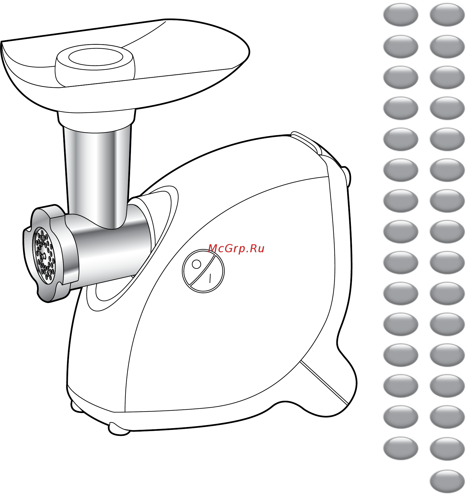 Moulinex ME421039 Белый Инструкция по эксплуатации онлайн