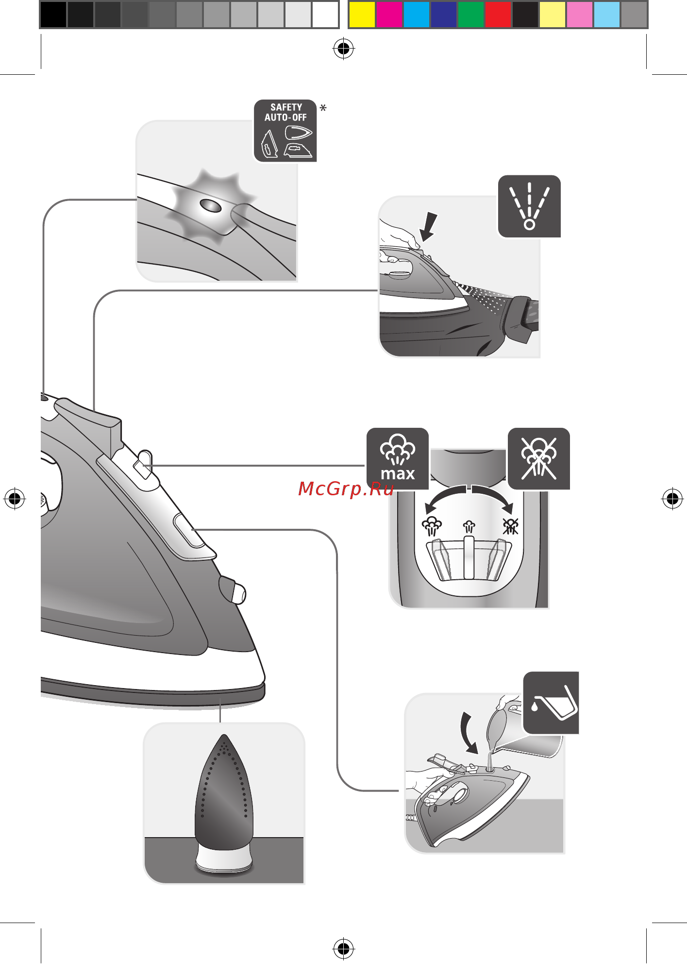 Tefal Access FV1542 Инструкция по эксплуатации онлайн [4/21] 378647