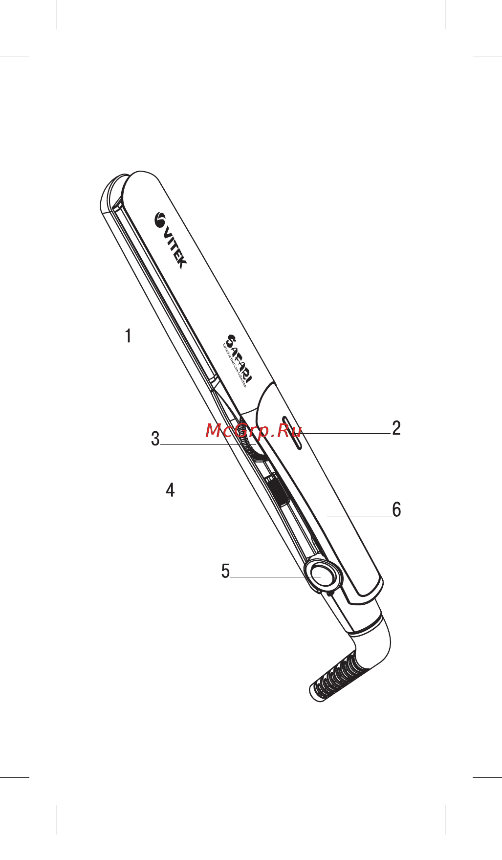 Vitek VT-8405 BN Safari Инструкция по эксплуатации онлайн [2/9] 346988