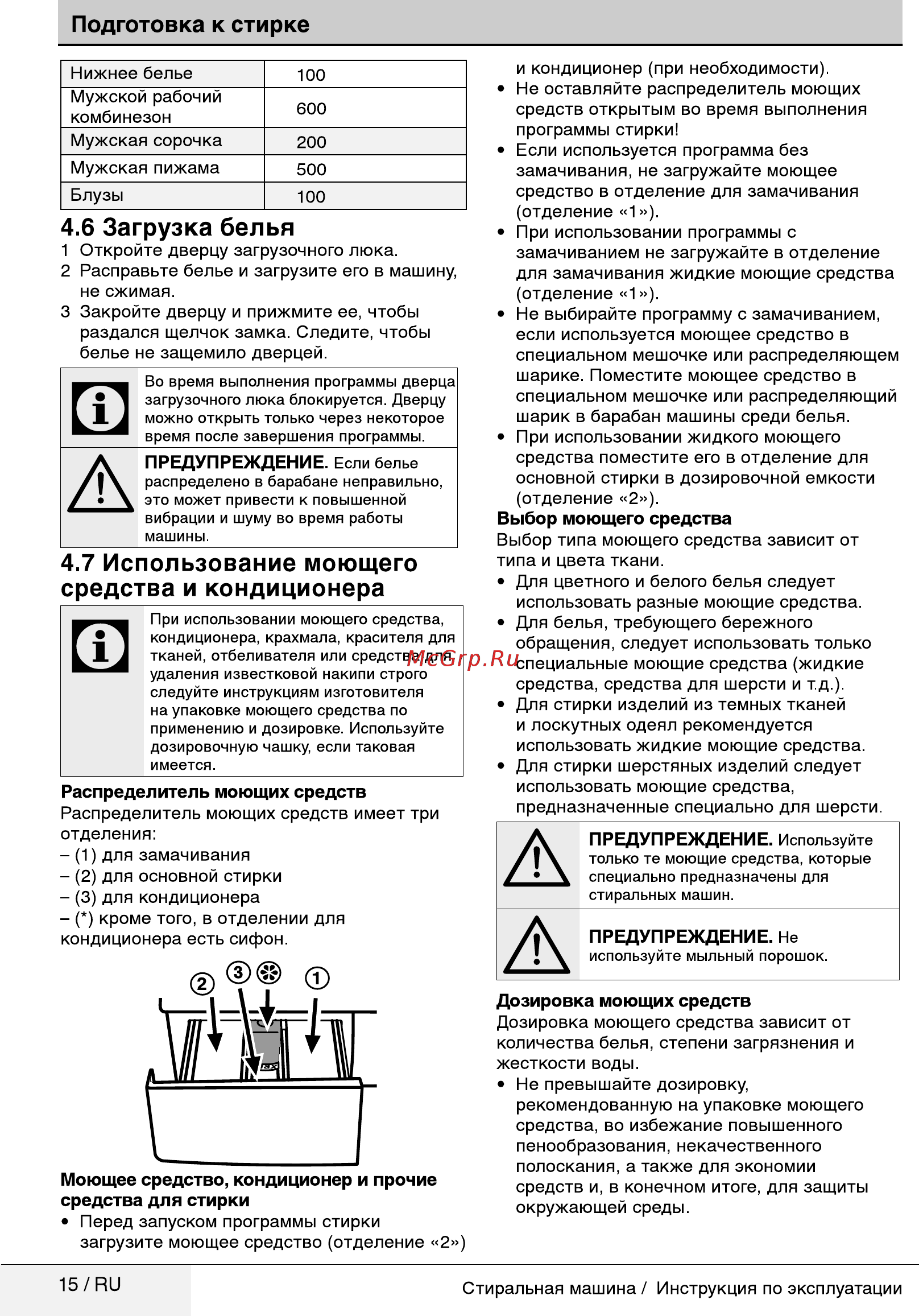 Beko WSRE 7532 PRWI [15/36] Жиг