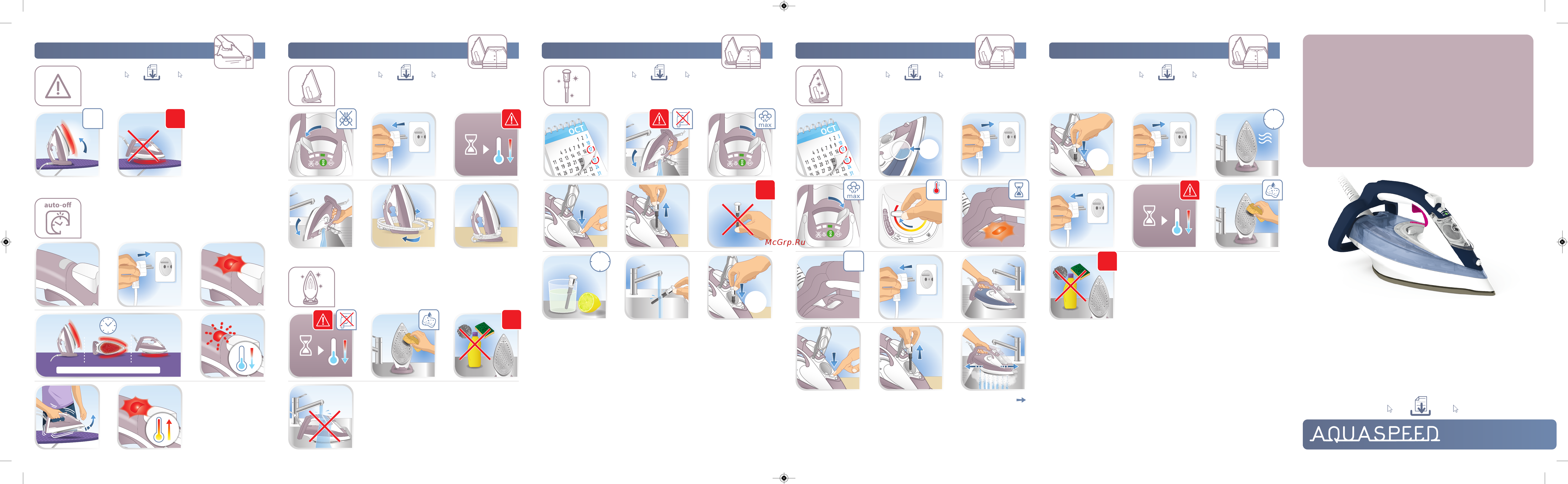 Tefal Aquaspeed FV5540 [2/5] Auto stop on