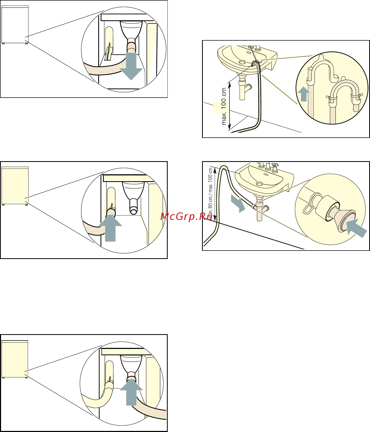 Bosch Serie | 6WTW87561OE [42/64] Ru слив конденсата