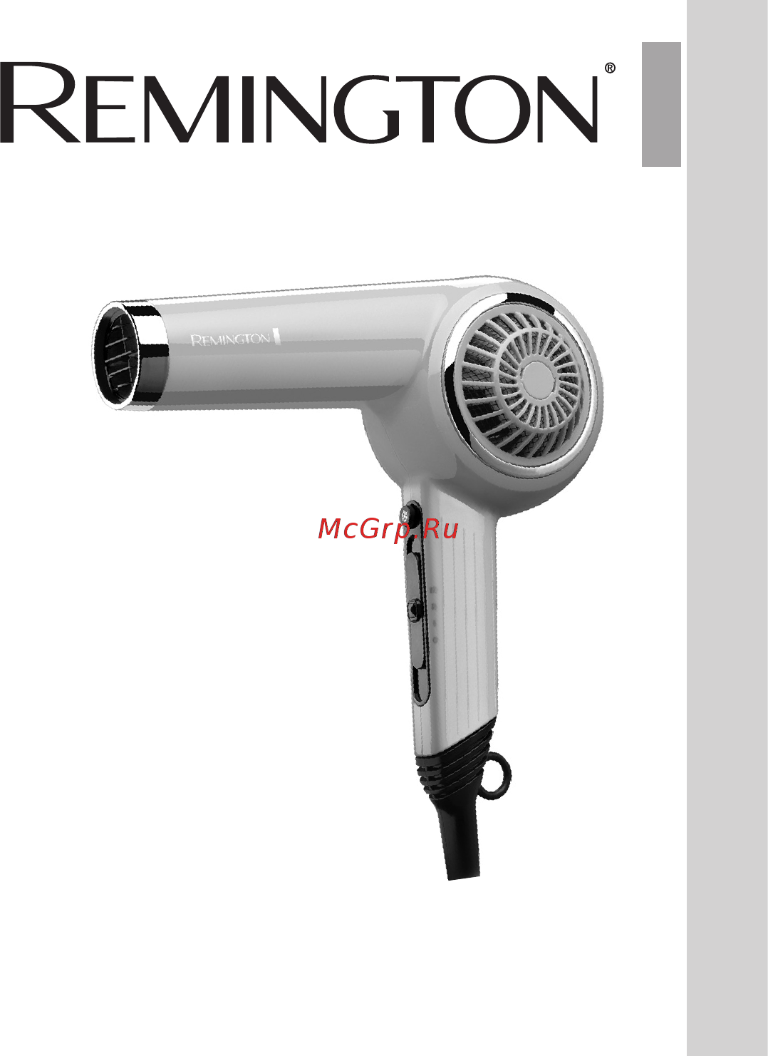 Remington Retro D4110OP Pink Инструкция по эксплуатации онлайн