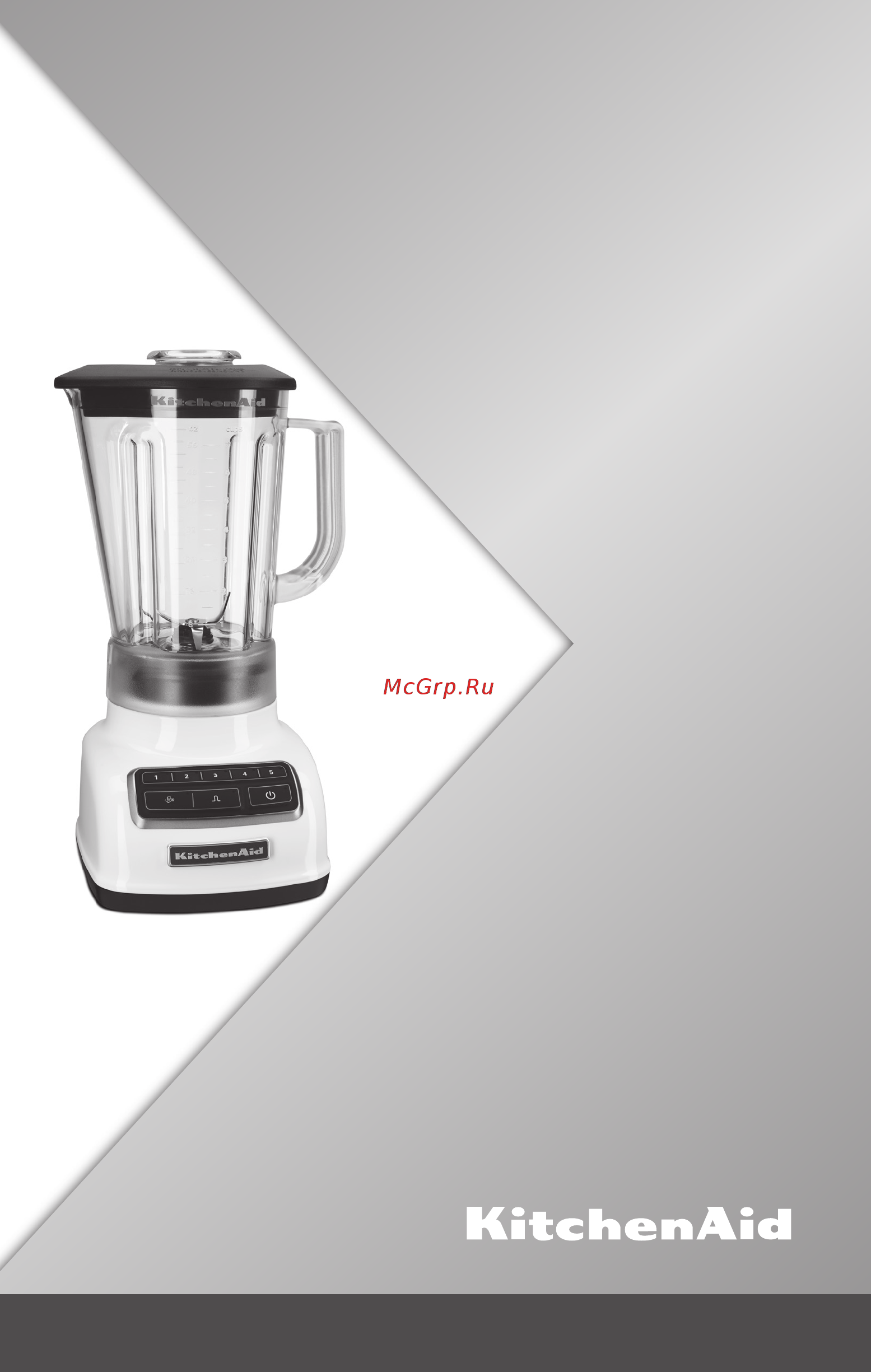 KitchenAid Classic 5KSB1565EWH Инструкция по эксплуатации онлайн