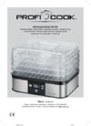 ProfiCook PC-DR 1116 Инструкция по эксплуатации