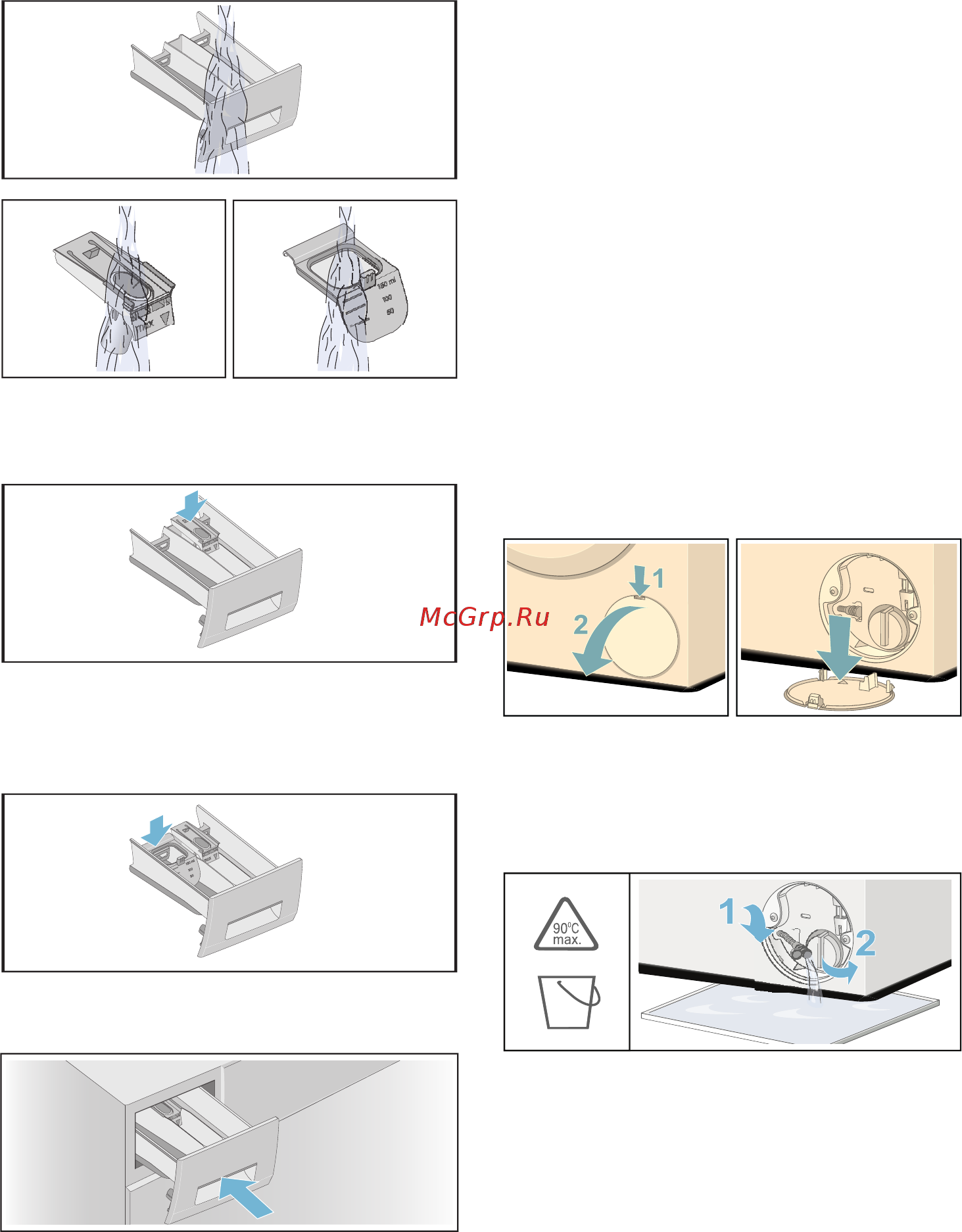 Bosch Serie|4 WAN2416SOE [25/40] Сливной насос засорён