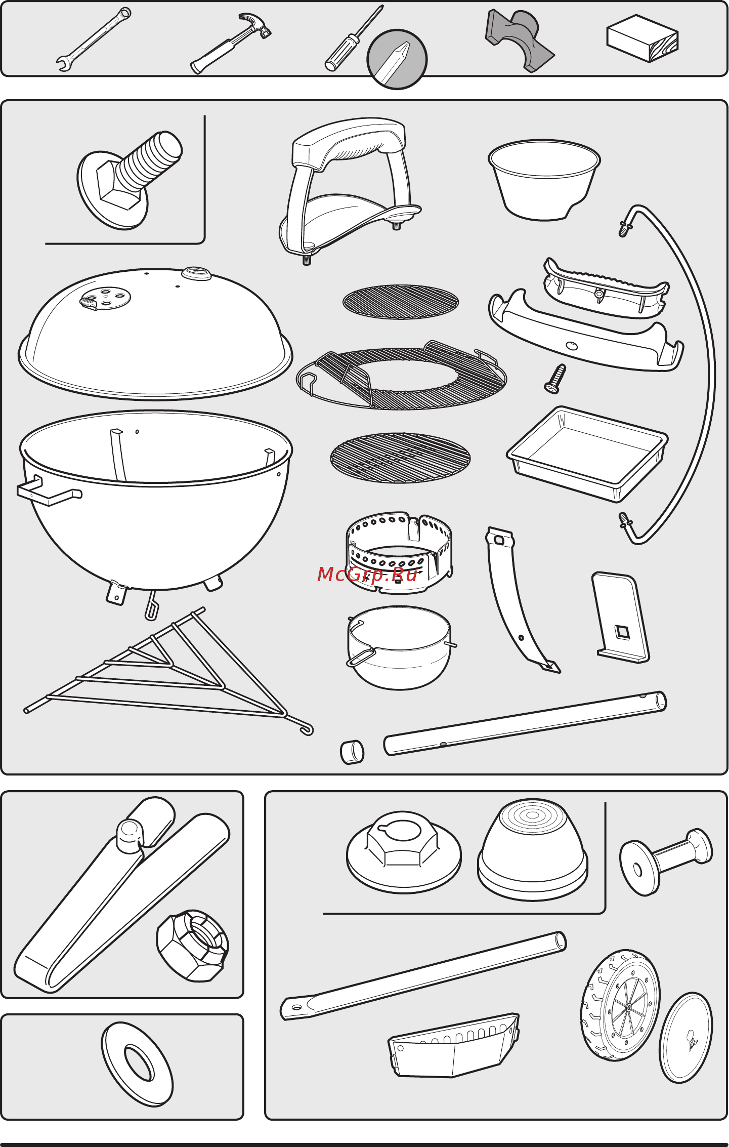 Weber Master-Touch GBS, 57 см, черный (14501004) Инструкция по эксплуатации онлайн [3/27] 347455