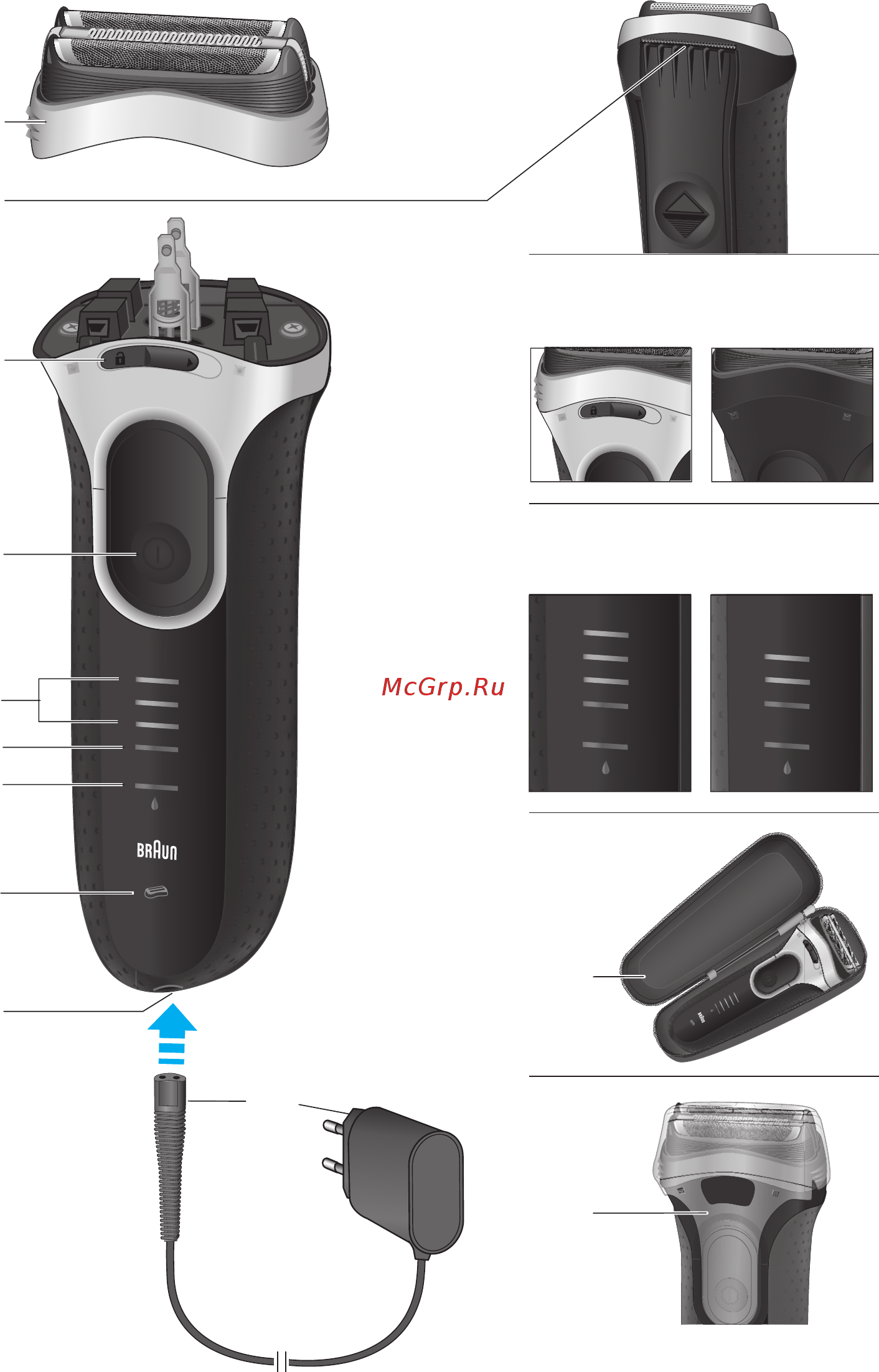 Braun Series 3 3050cc Red/Black [2/19] _3090cc_emea_china_s3