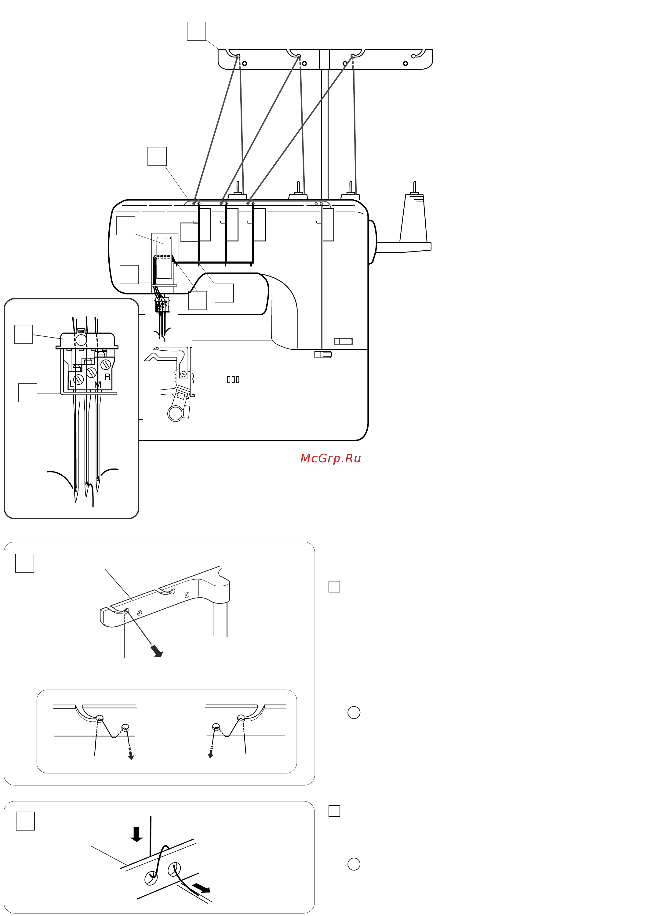 Janome Cover Pro II [12/26] Заправка игл