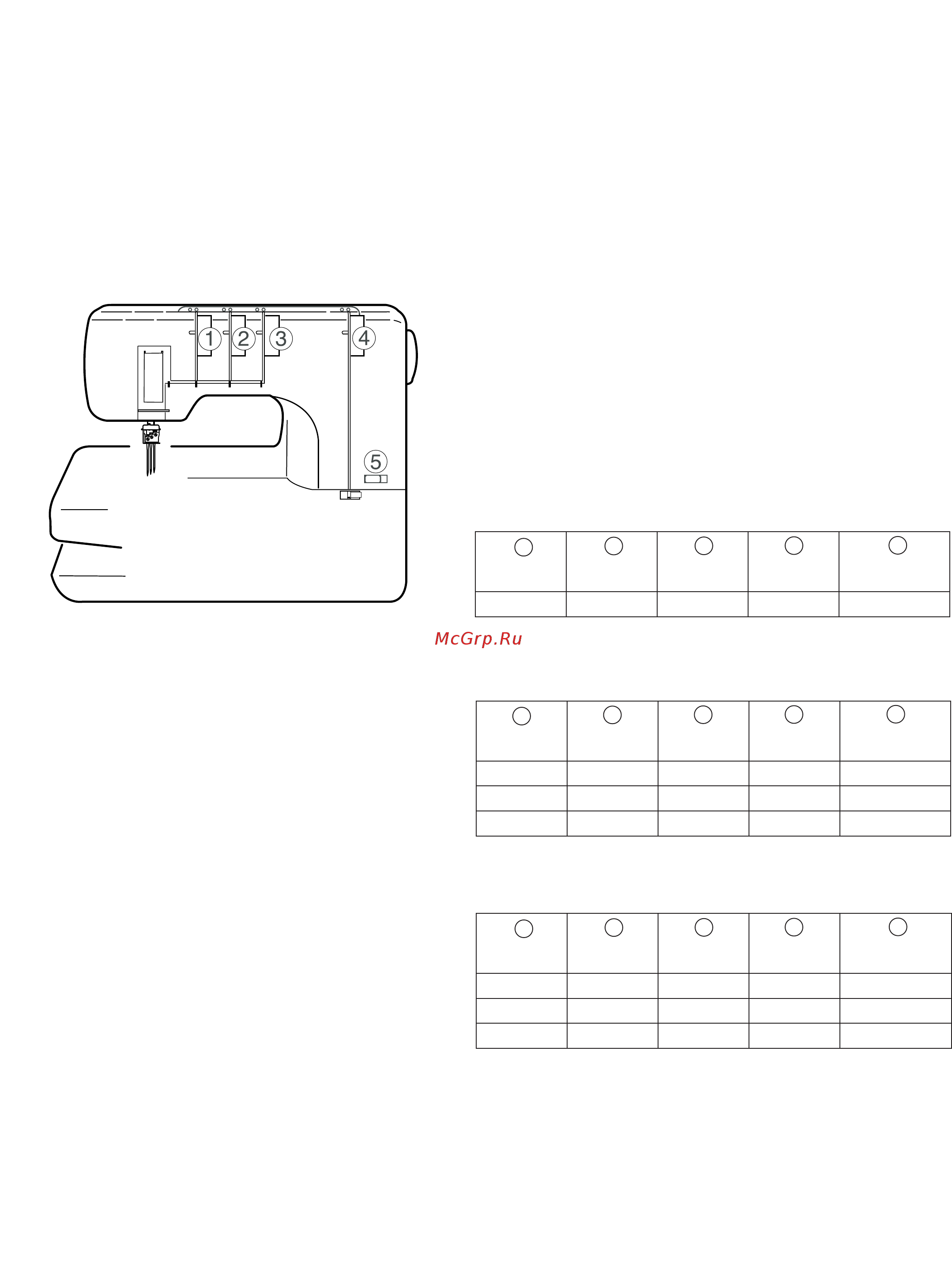 Janome Cover Pro II [20/26] Переключатель натяжения нити петлителя