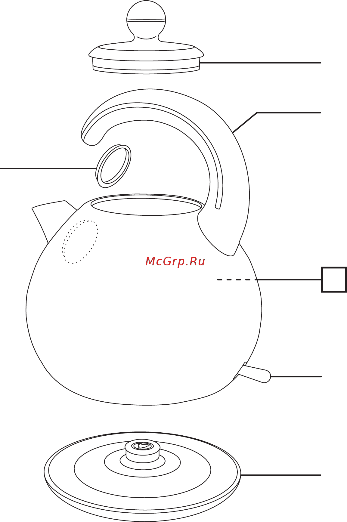 Russell Hobbs 24402-70 (Bubble Kettle Pink ) Инструкция по эксплуатации онлайн [2/5] 347557