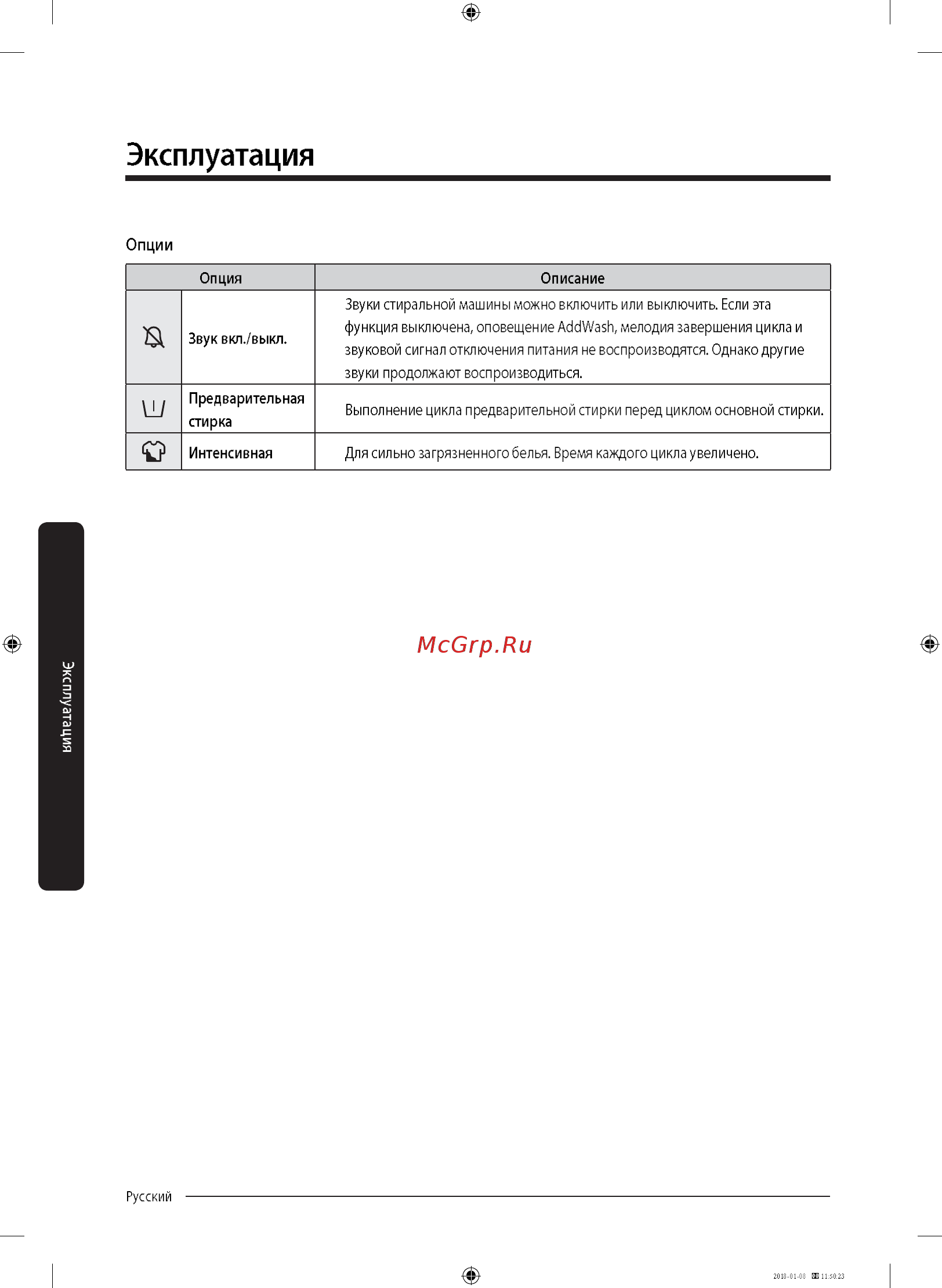 Samsung WW10M86KNOA [42/76] Эксплуатация