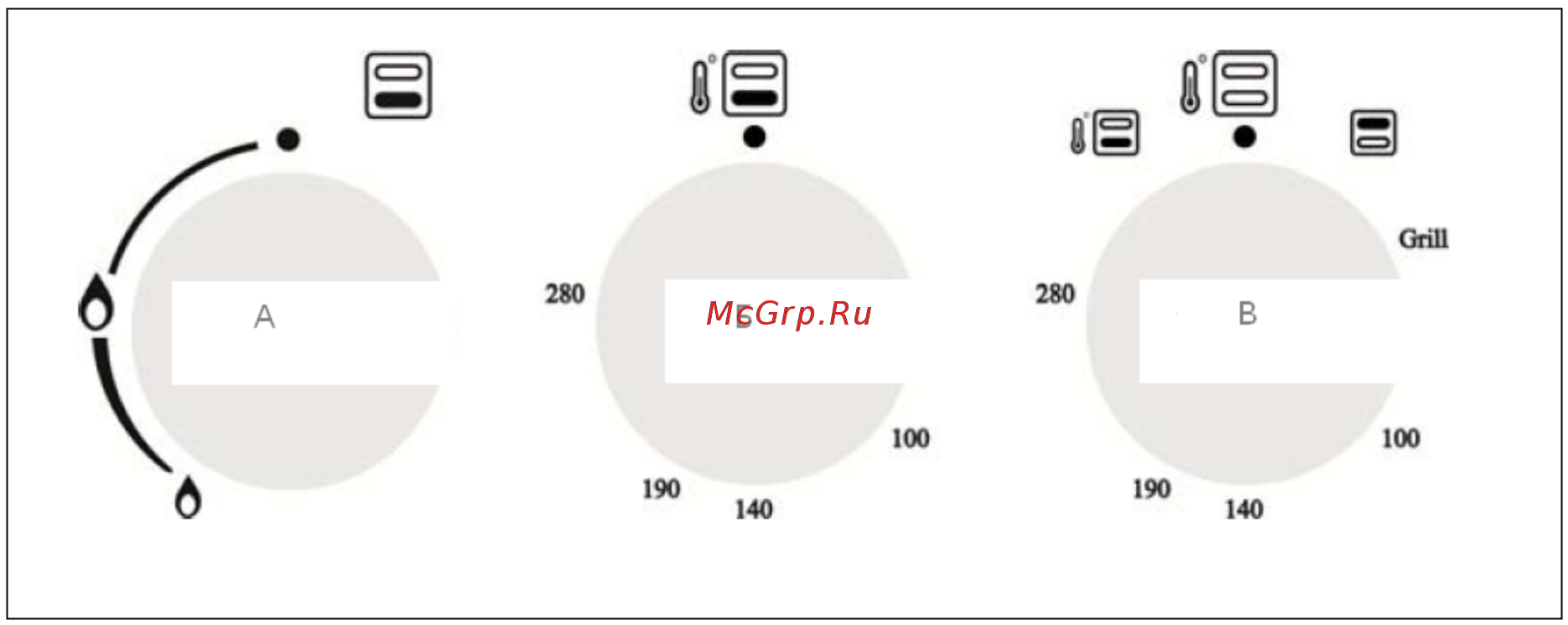 Ricci REO-640BL [12/22] Использование газовой духовки