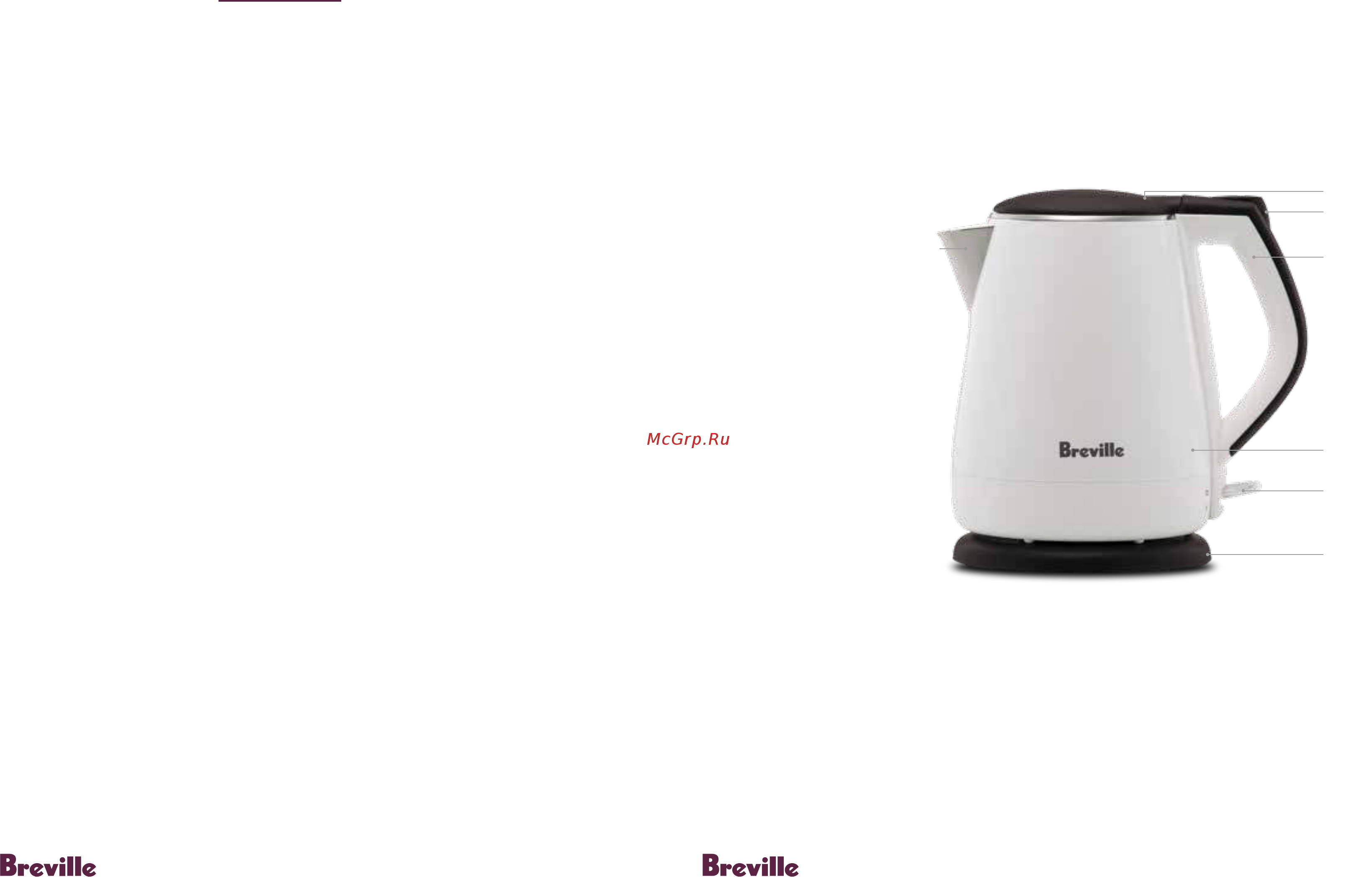 Breville K362 [3/7] Breville чайник k362