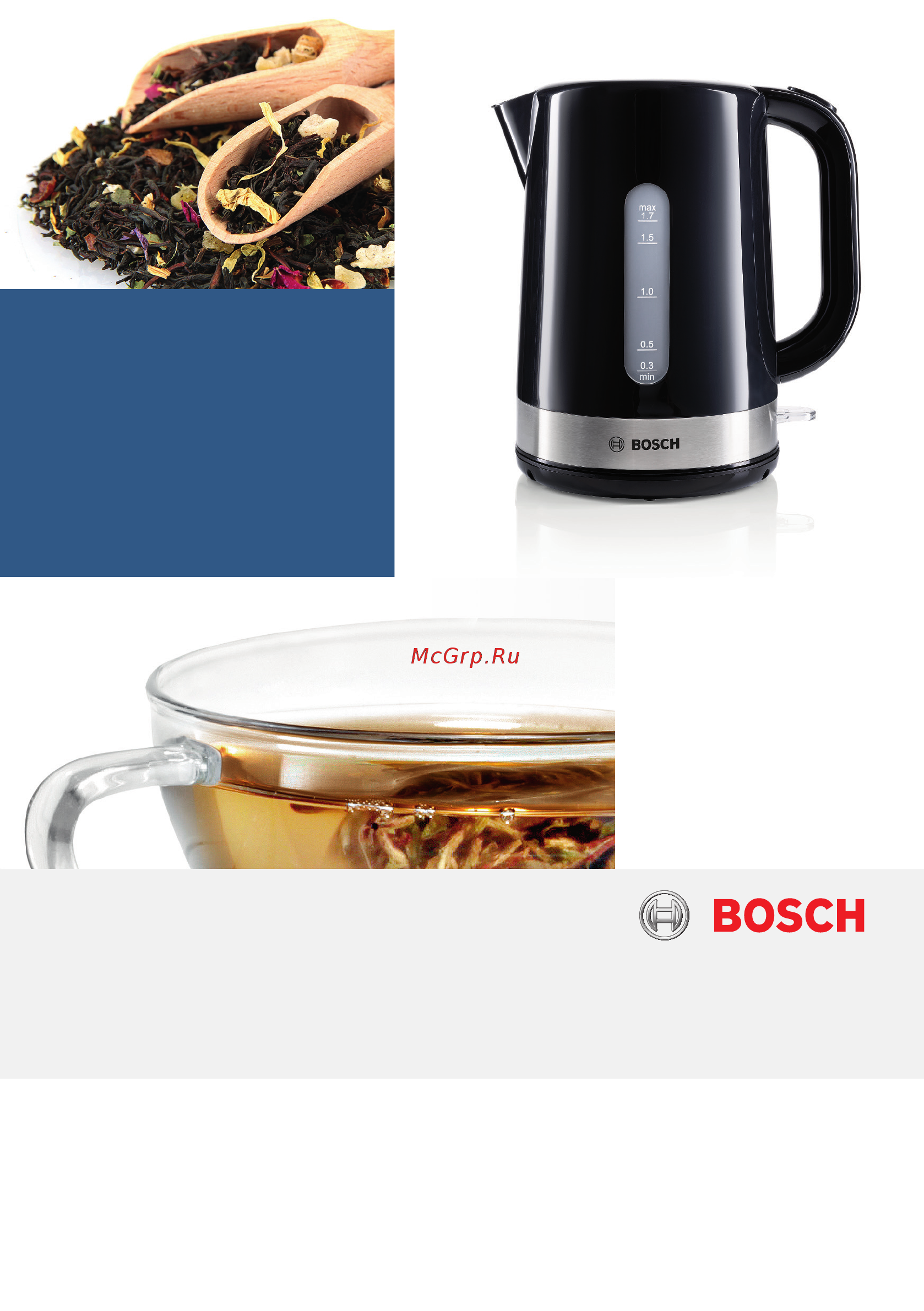 Bosch TWK7407 Инструкция по эксплуатации онлайн
