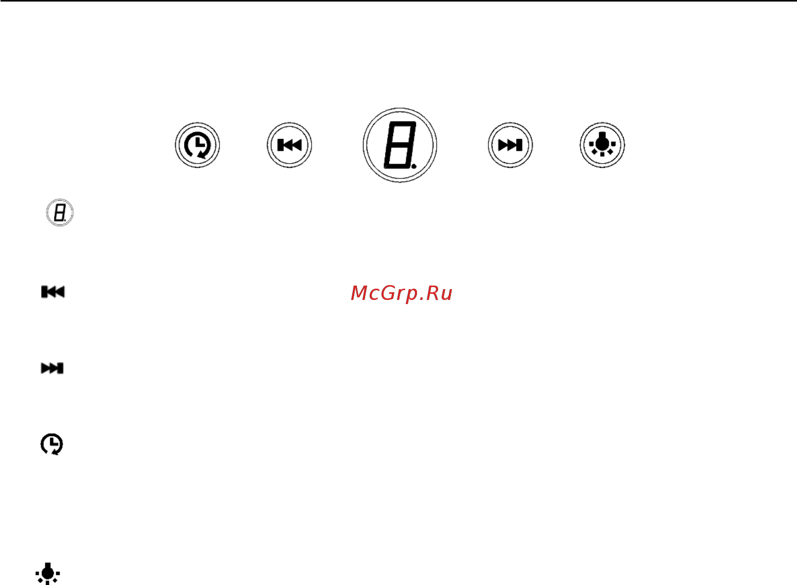 Lex TOUCH 600 WHITE [12/16] Сенсорное управление