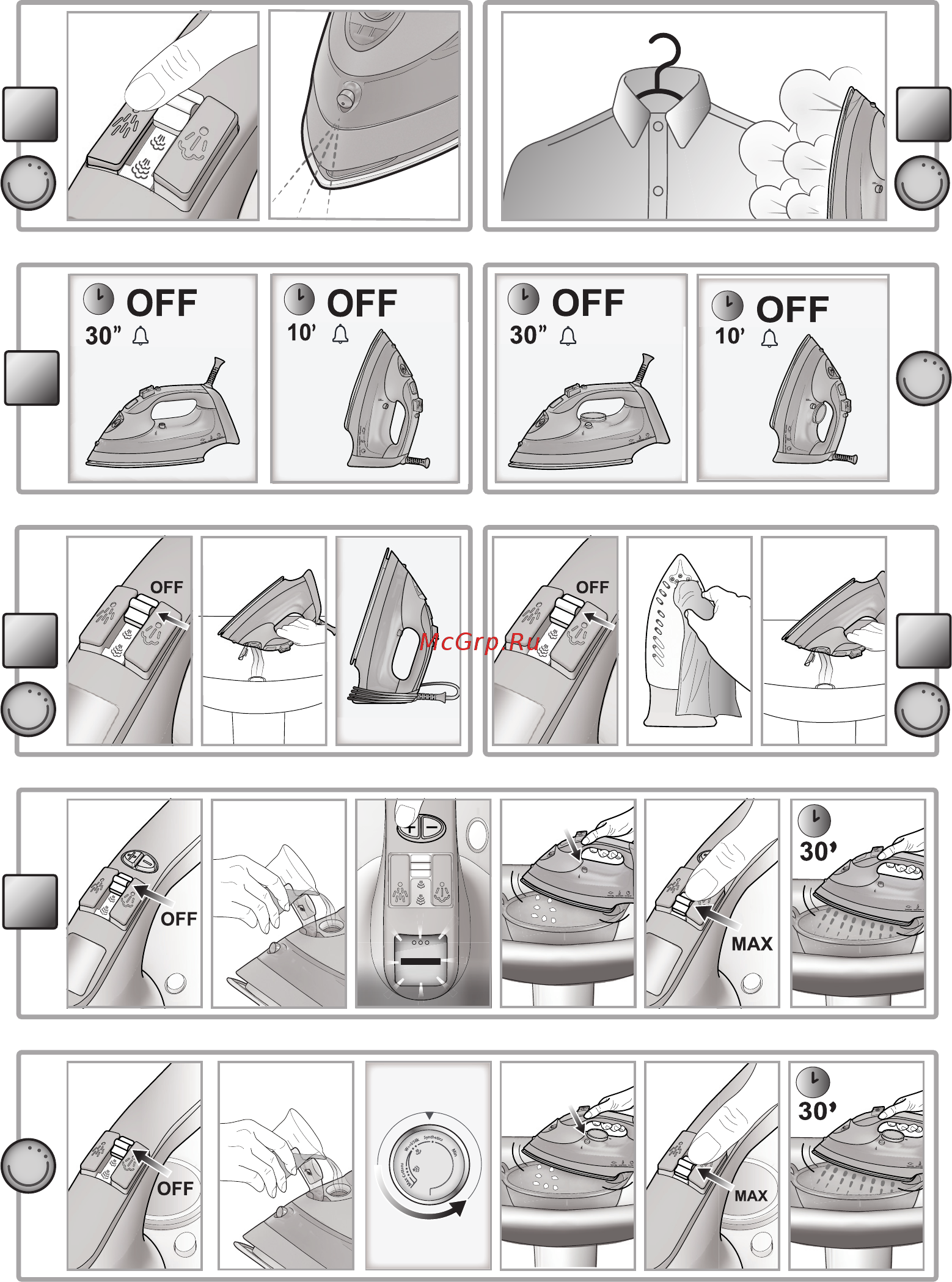 Hotpoint-Ariston DIGI Irons SI C40 DLBL H Инструкция по эксплуатации онлайн [4/85] 376872
