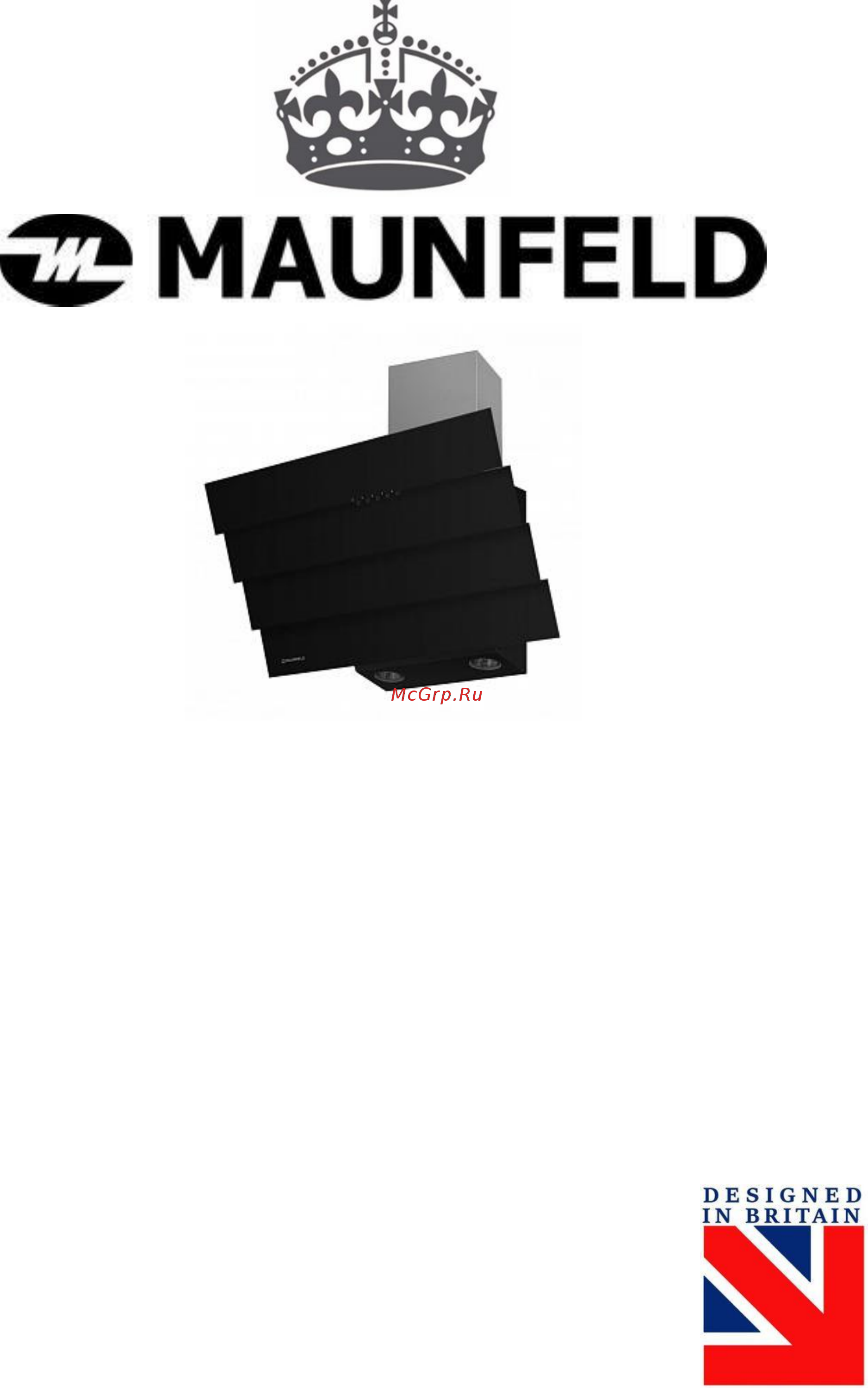 Maunfeld CASCADA QUART 60 BLACK Инструкция по эксплуатации онлайн
