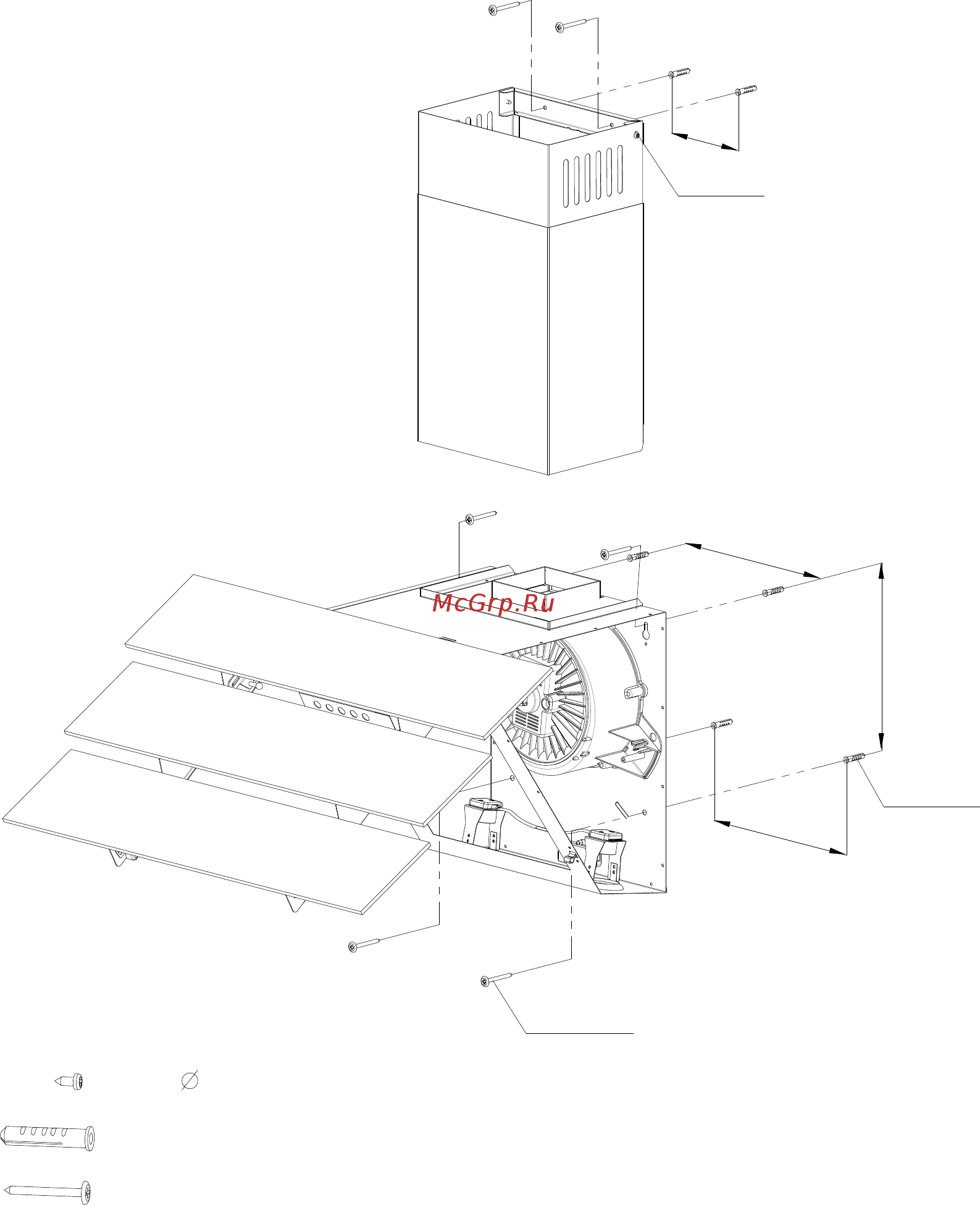 Maunfeld CASCADA TRIO 60 WHITE [5/7] Czzsmffl