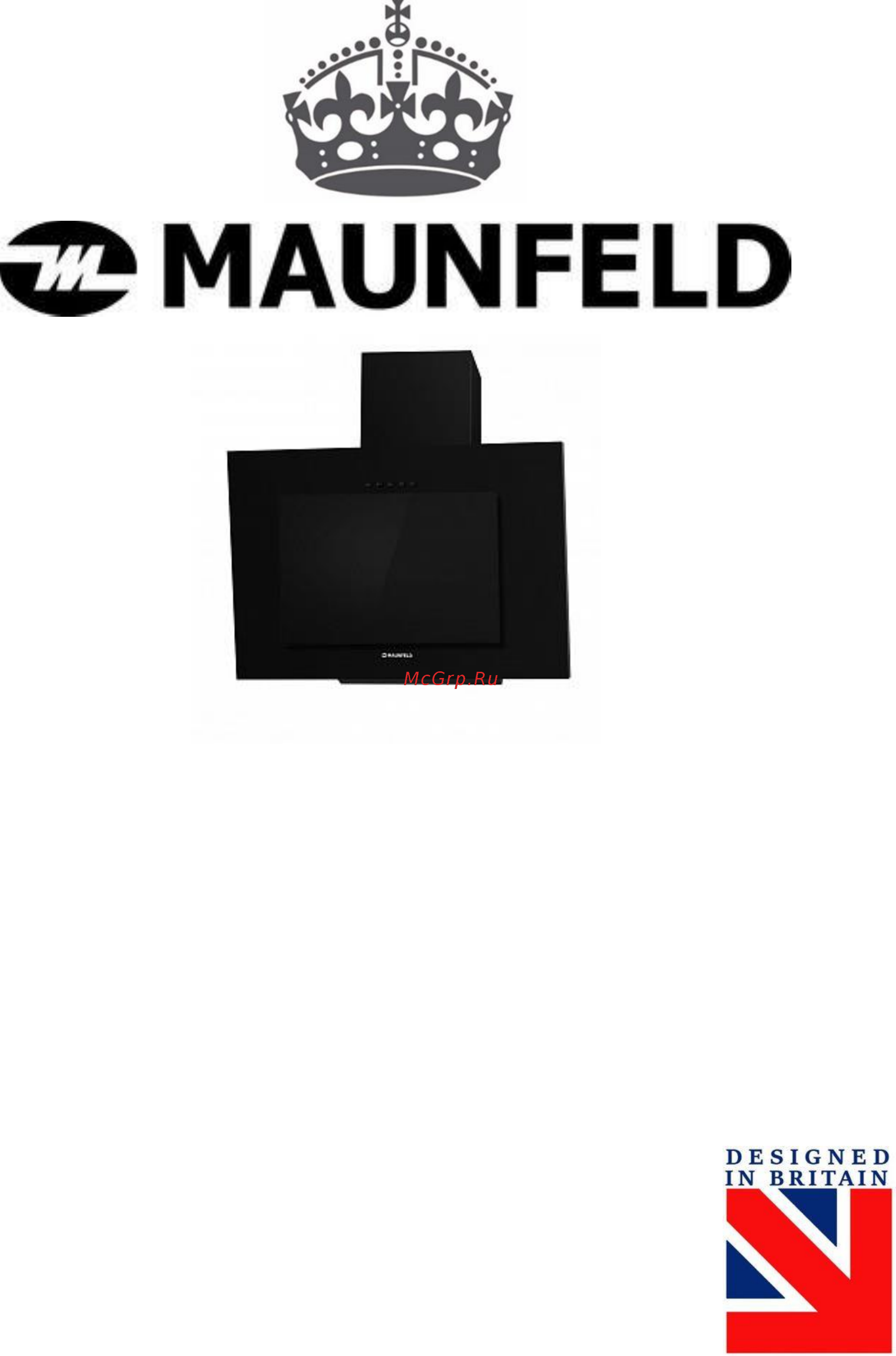 Maunfeld TOWER Light 60 White Glass White Инструкция по эксплуатации онлайн
