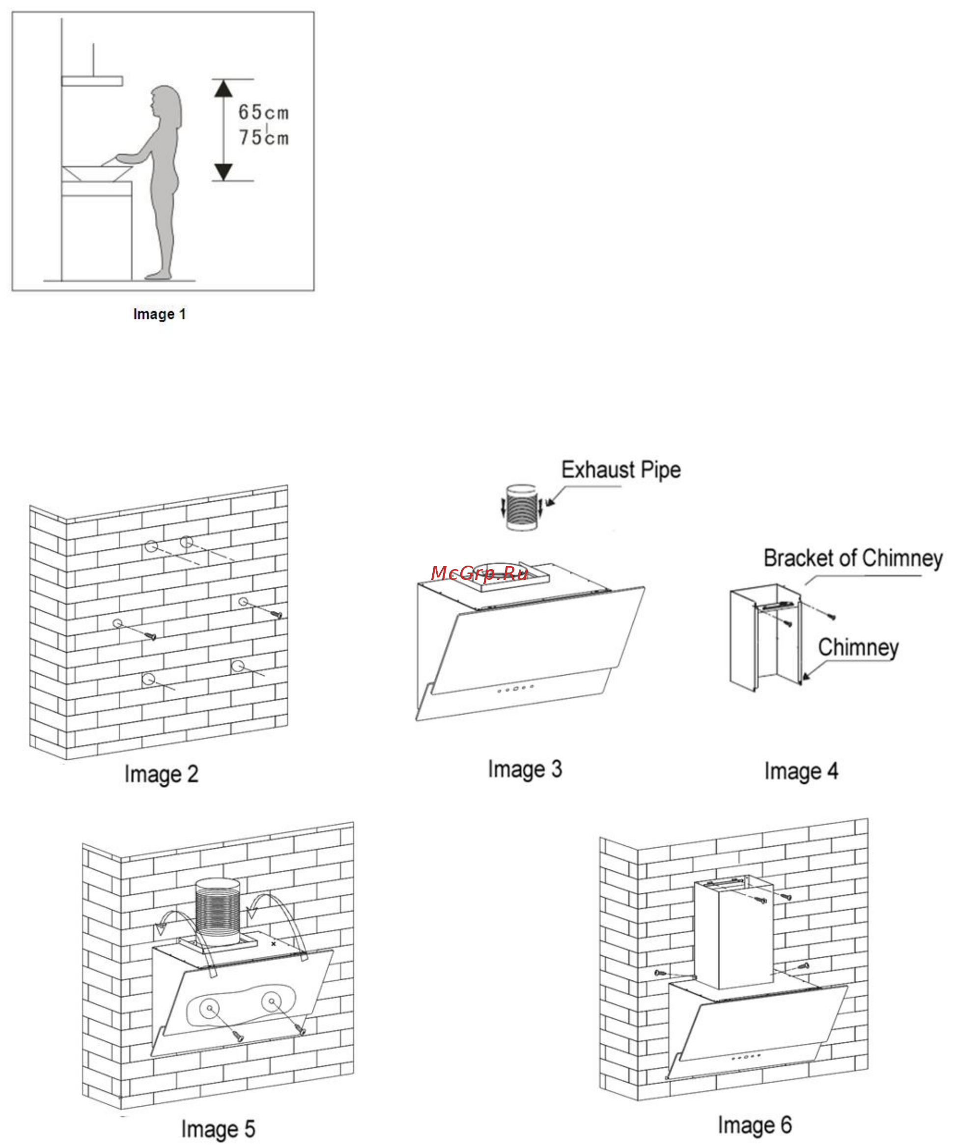 Maunfeld Manchester Light 60 White Glass White Инструкция по эксплуатации онлайн [3/9] 348223