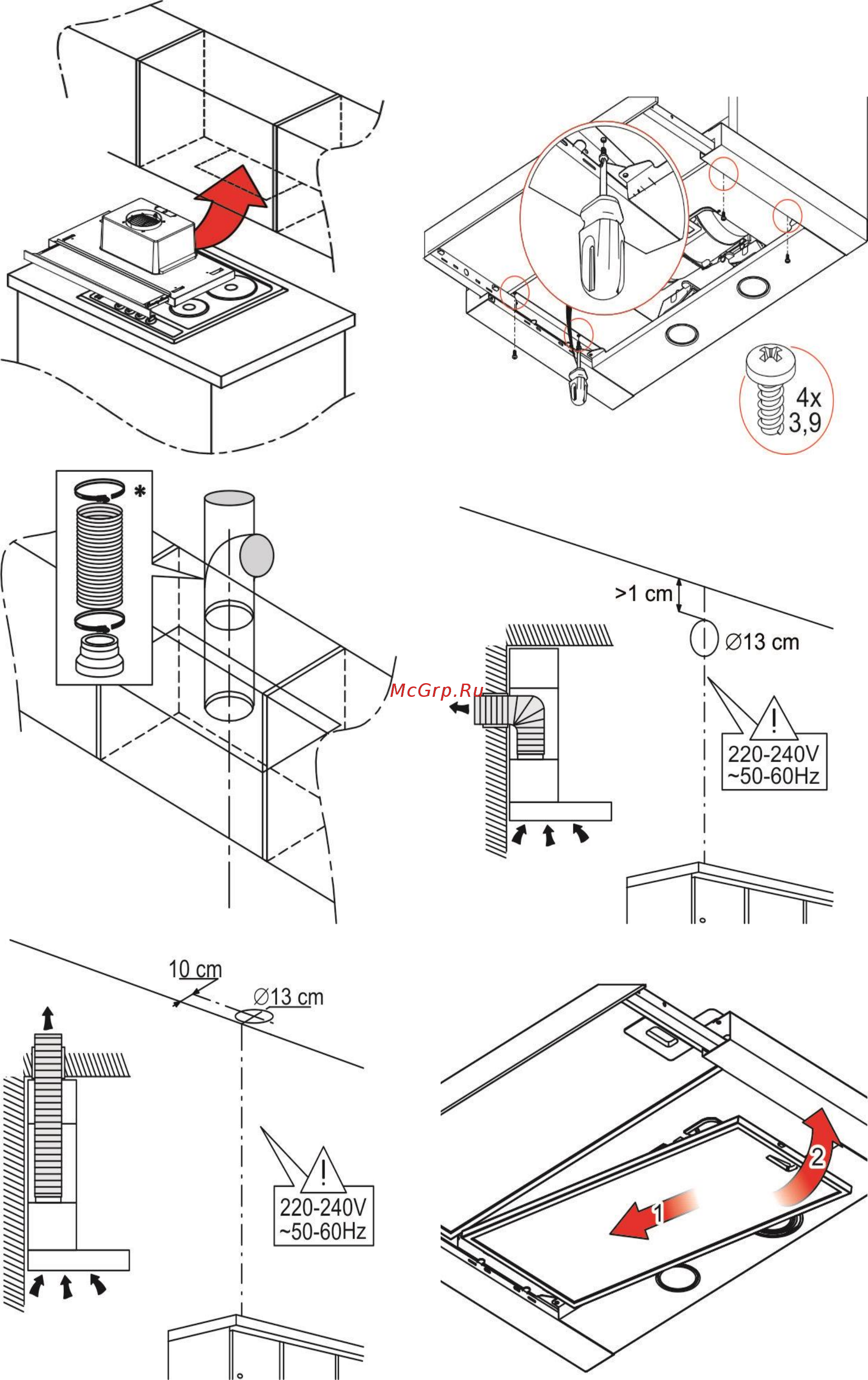 Maunfeld OUSE TOUCH 60 Glass White Инструкция по эксплуатации онлайн [5/10] 348234