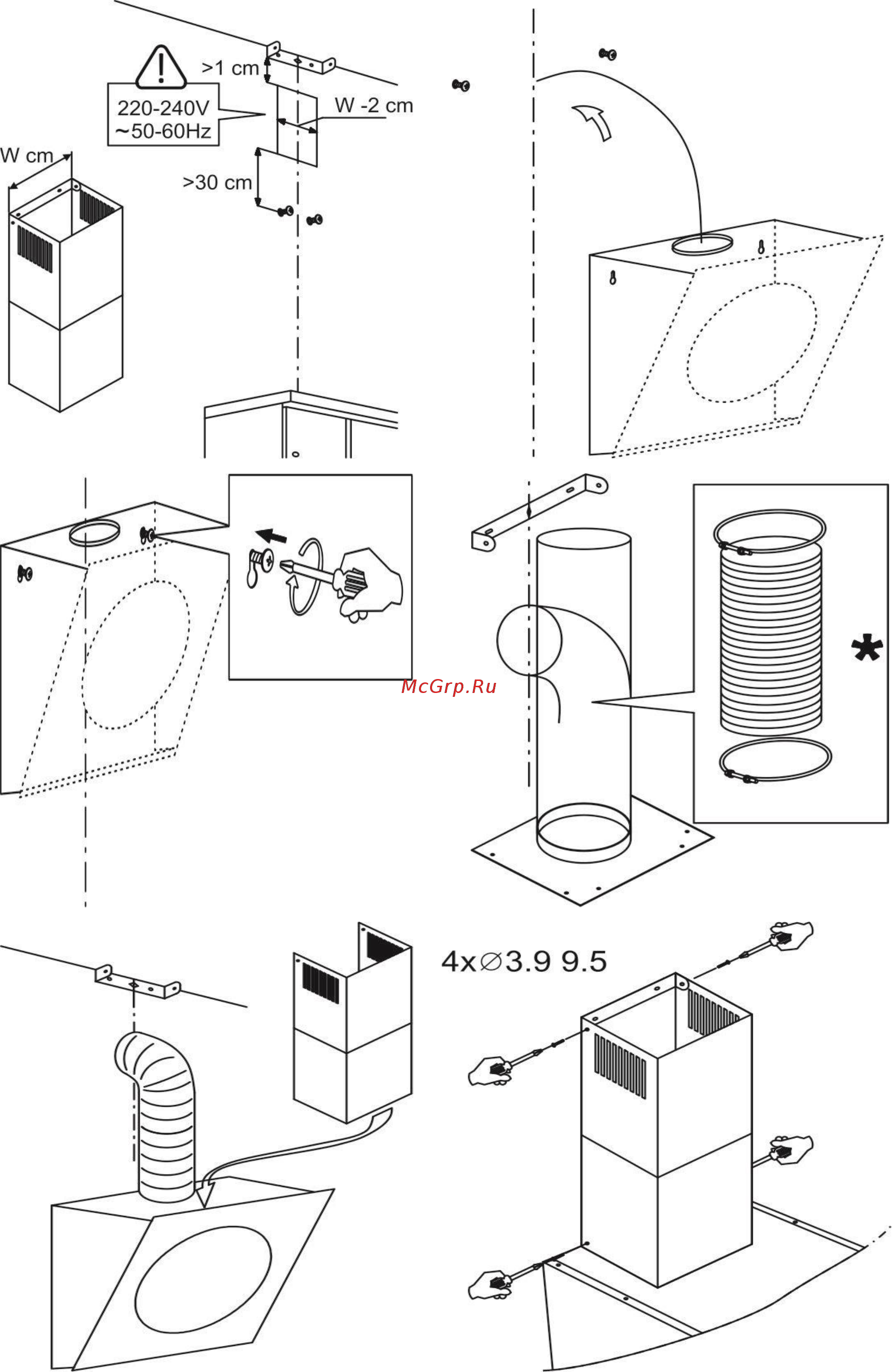 Maunfeld TOWER CIRCLE 60 WHITE Инструкция по эксплуатации онлайн [5/10] 348266