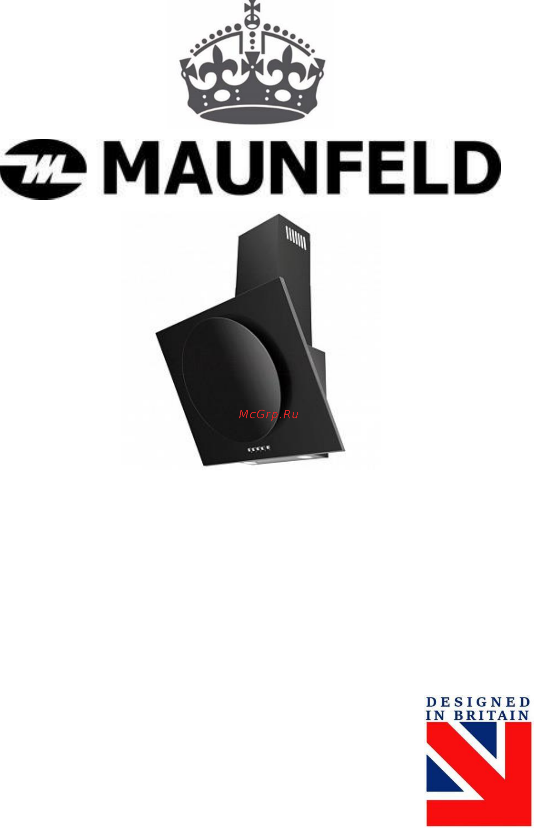Maunfeld TOWER CIRCLE 60 BLACK GLASS BLACK Инструкция по эксплуатации онлайн
