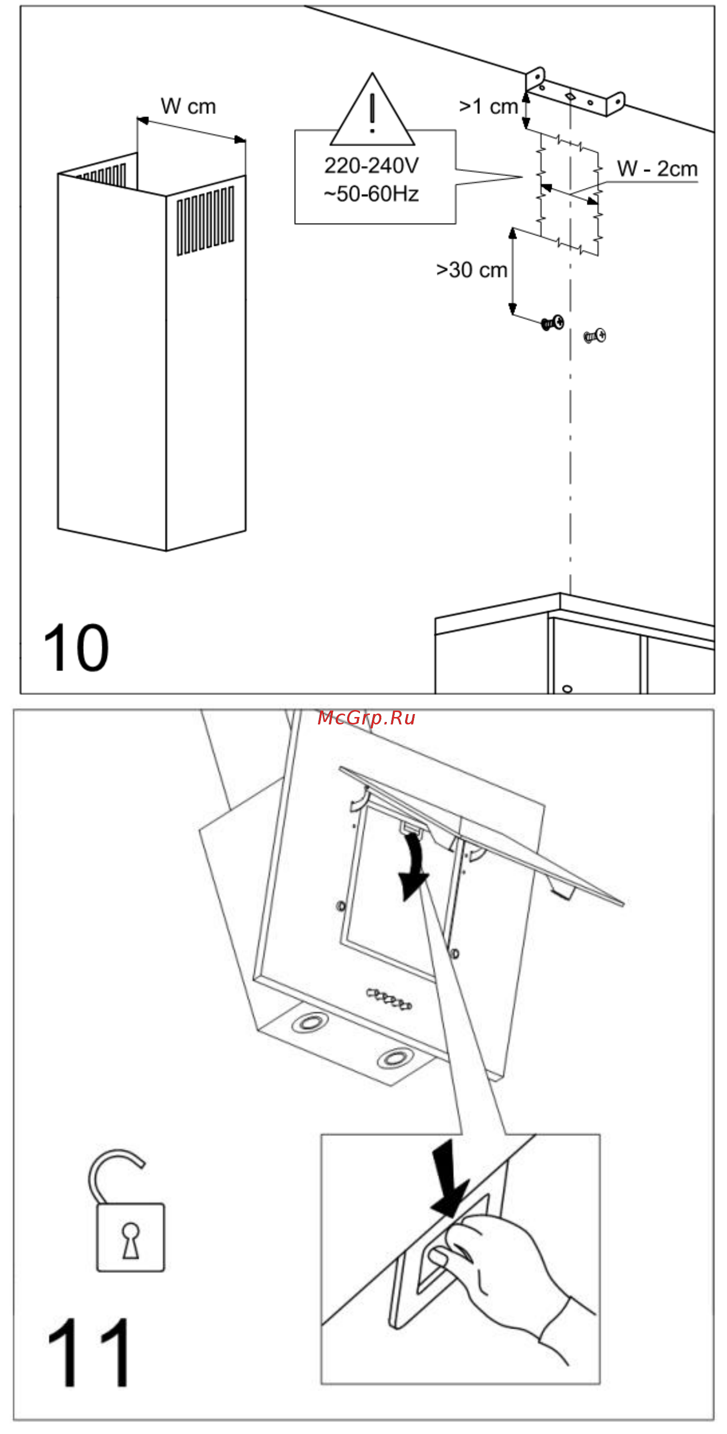 Maunfeld TOWER L TOUCH 60 White Инструкция по эксплуатации онлайн [12/25] 348271