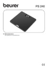 Beurer PS240 Black (754.15) Инструкция по эксплуатации