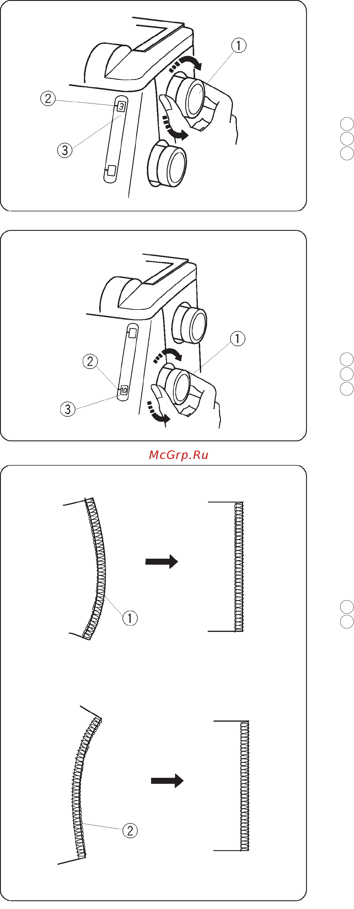 Janome Mylock 784  [12/50] Как отрегулировать