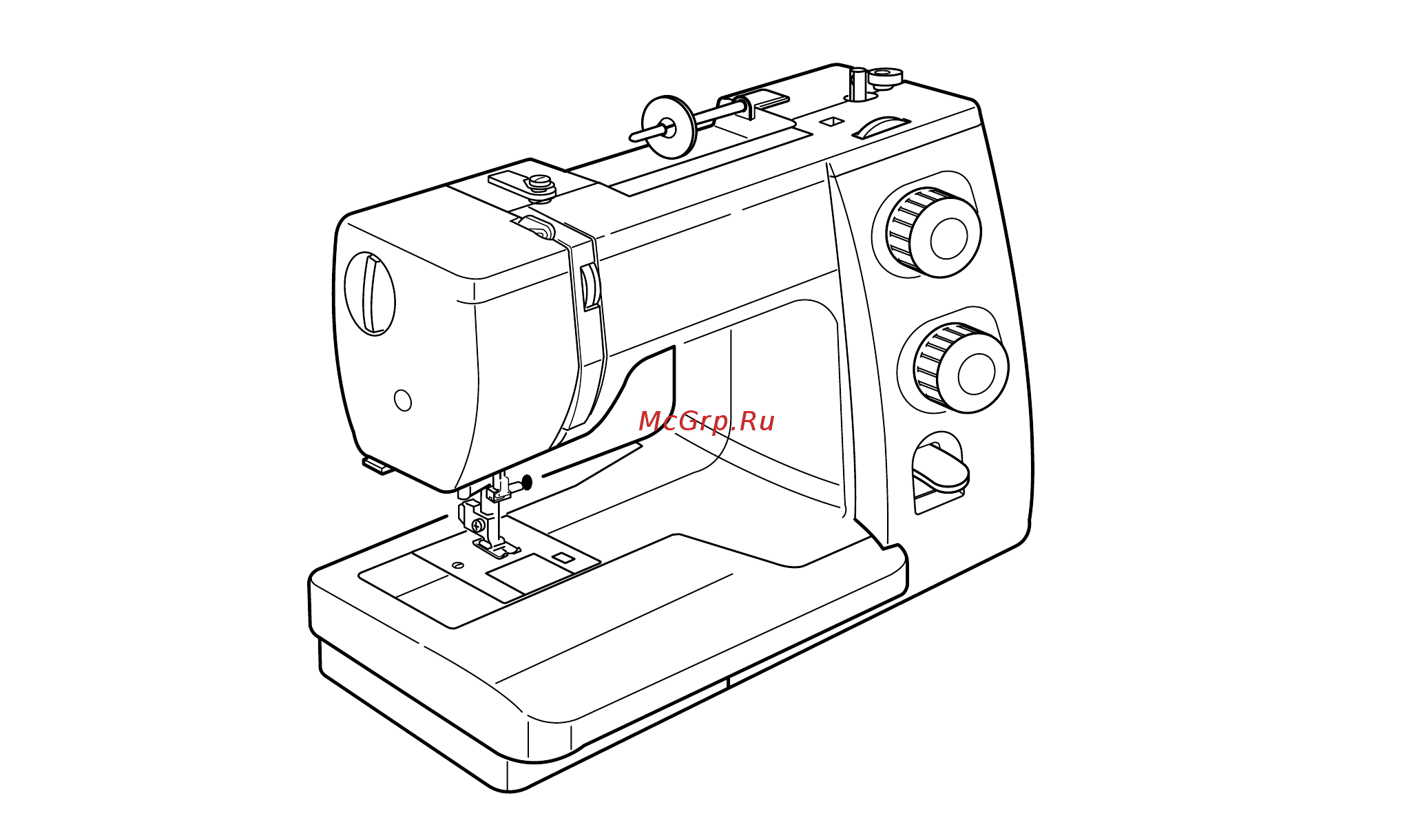 Janome  Sewist 521 Инструкция по эксплуатации онлайн