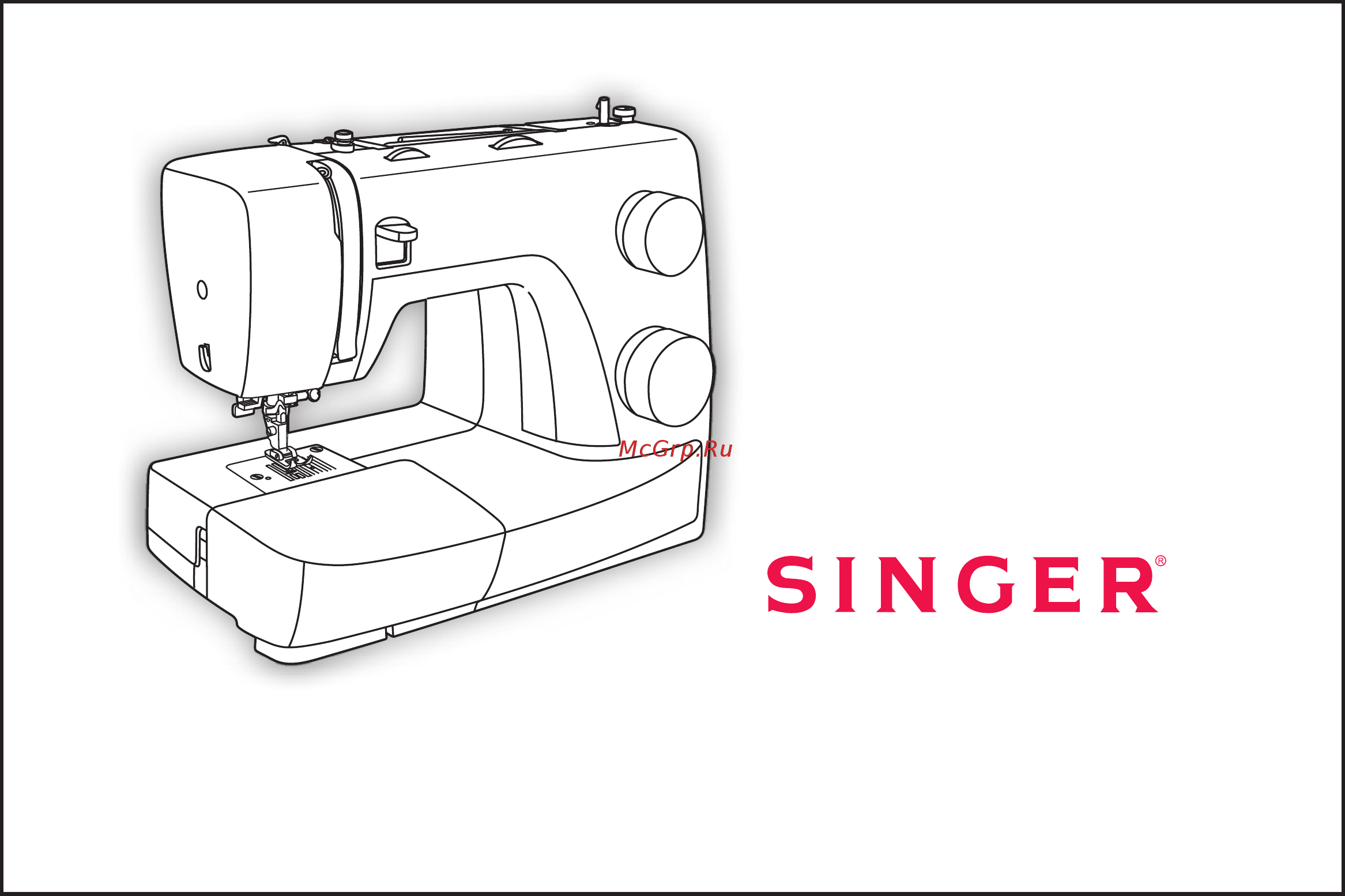 Singer Simple 3223 Yellow Инструкция по эксплуатации онлайн