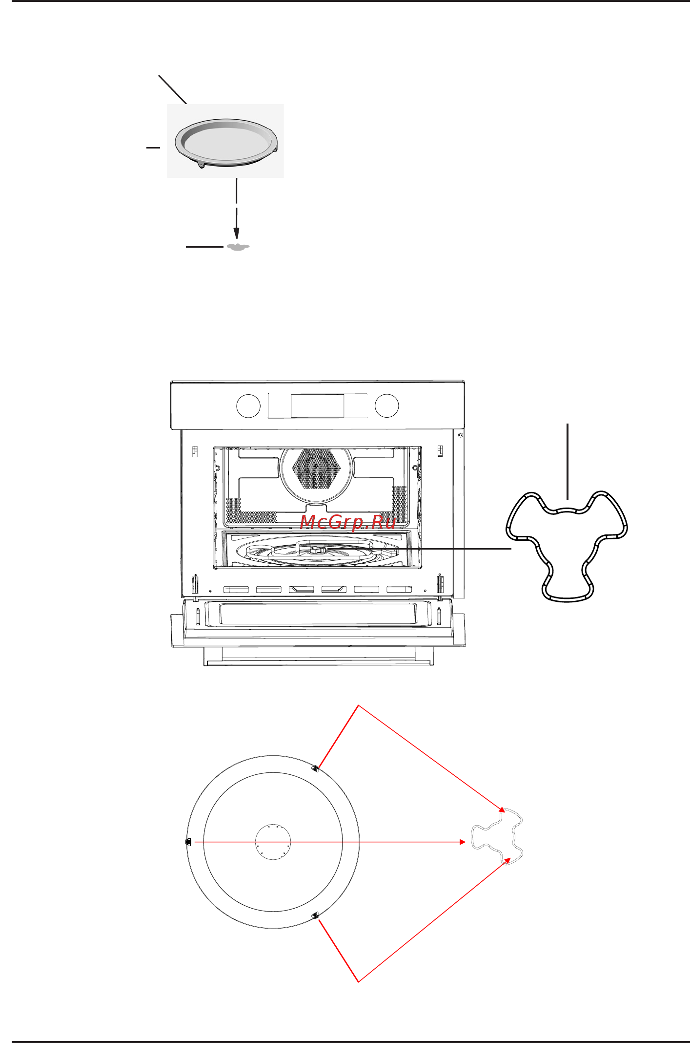 Korting KMI 1082 RN [10/24] Установка поворотной платформы
