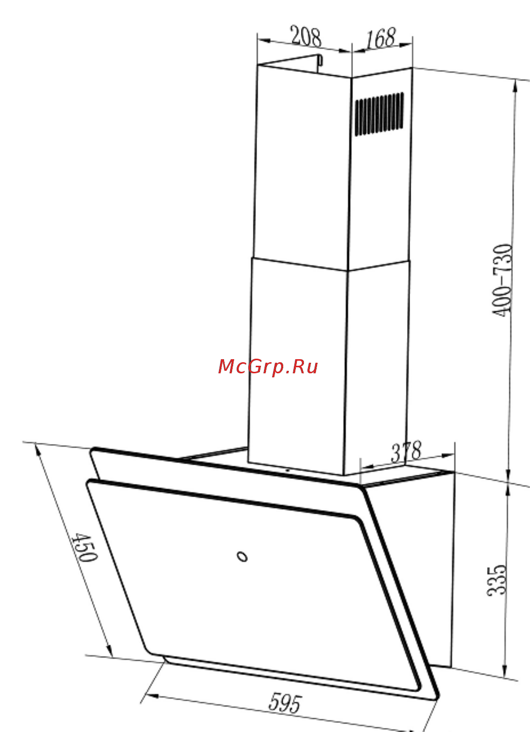 Maunfeld EMMY 60 GLASS White Инструкция по эксплуатации онлайн [2/10] 348955