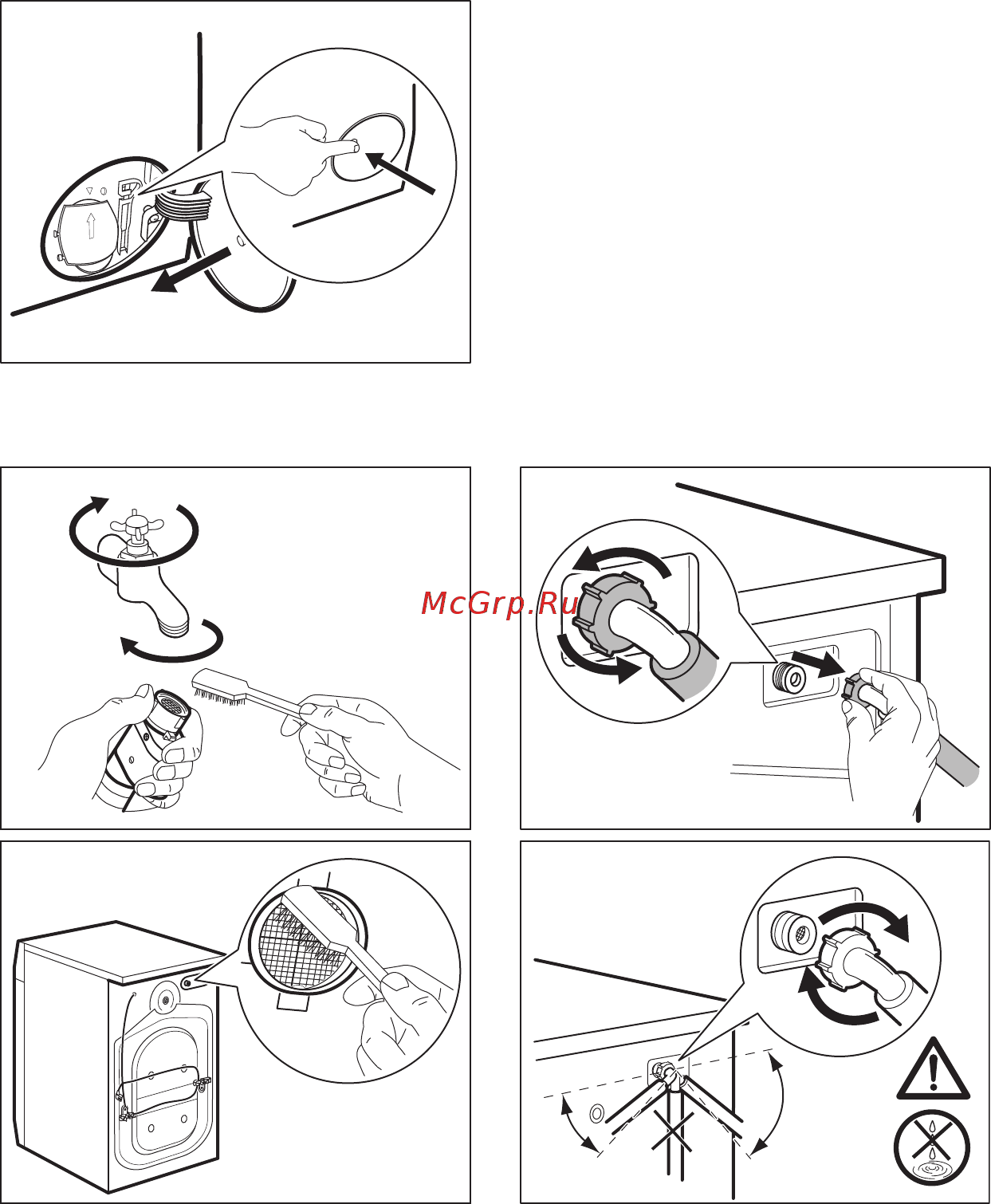 Electrolux EW8WR261B [45/56] Экстренный слив
