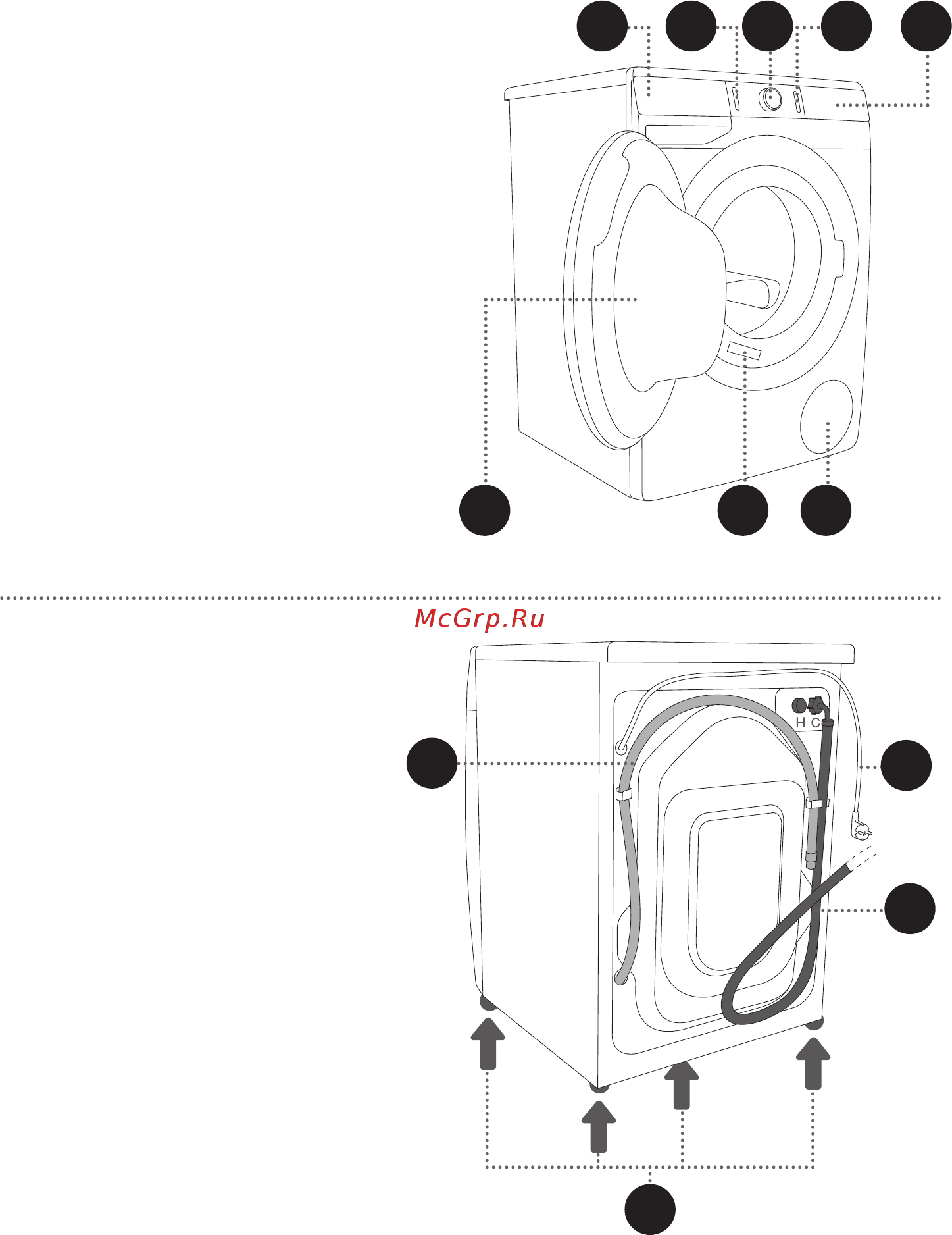 Gorenje WS967LN [10/68] Описание стиральной машины