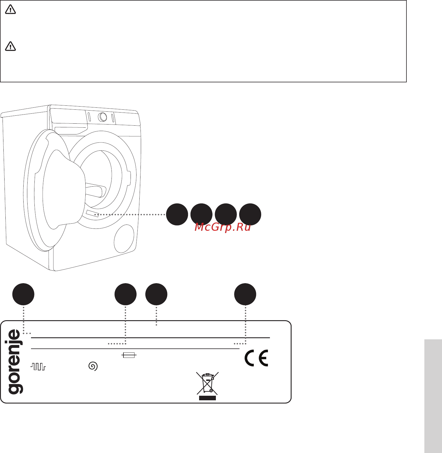 Gorenje WS967LN [57/68] Сервисное обслуживание
