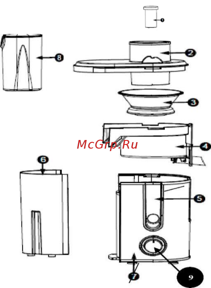 Maunfeld MJE.850S Инструкция по эксплуатации онлайн [4/10] 349134