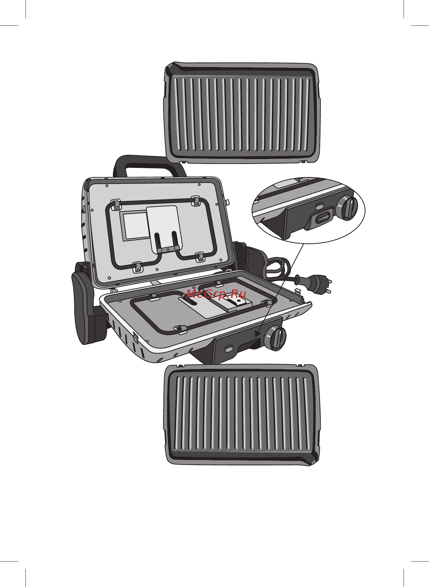 Moulinex GC208832 Minute Grill [110/124] ليدوملا بس