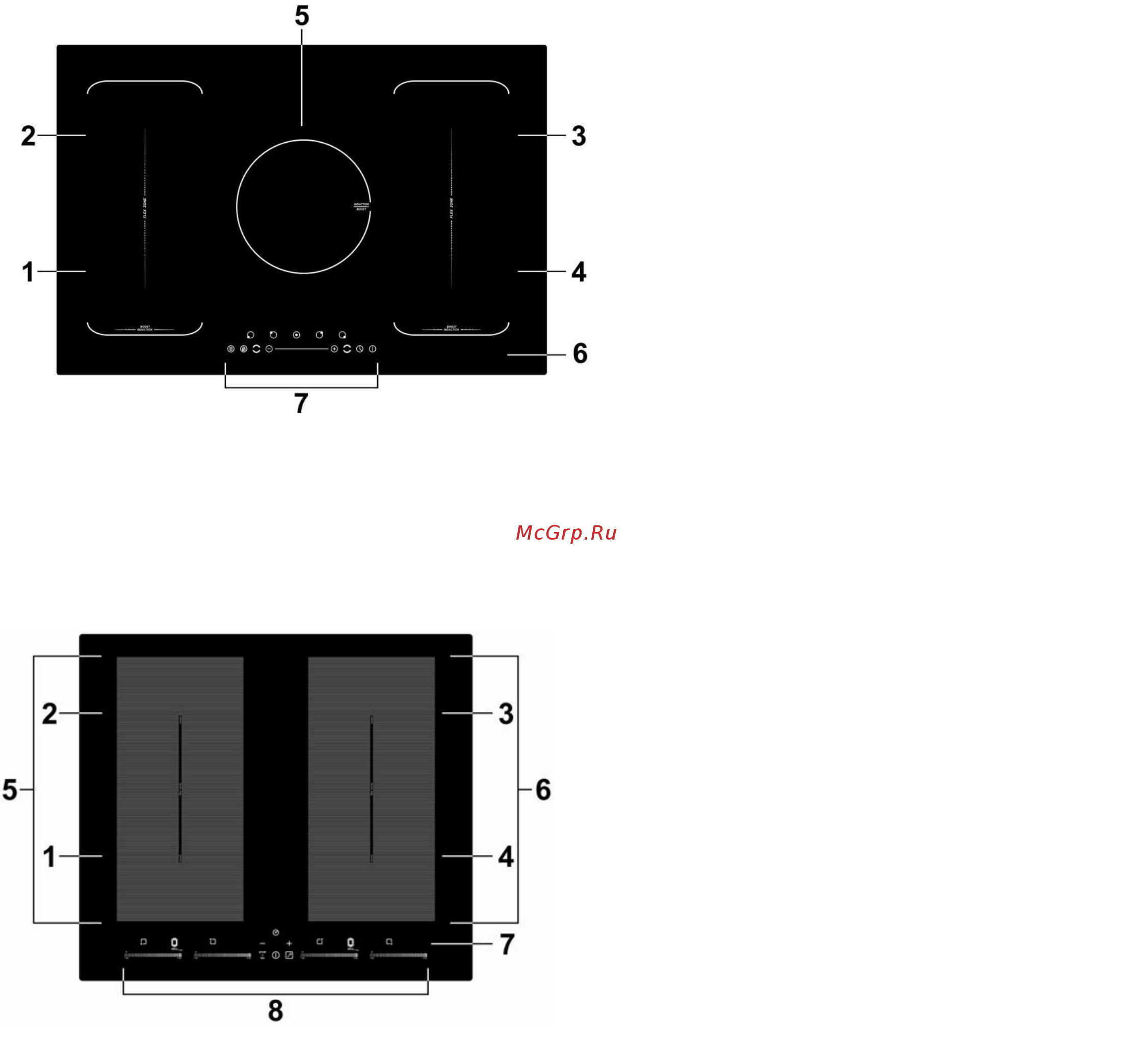 Maunfeld Light EVI.594.FL2(S)-BG [9/36] 4 evi 75 fl2 bk чёрное стекло