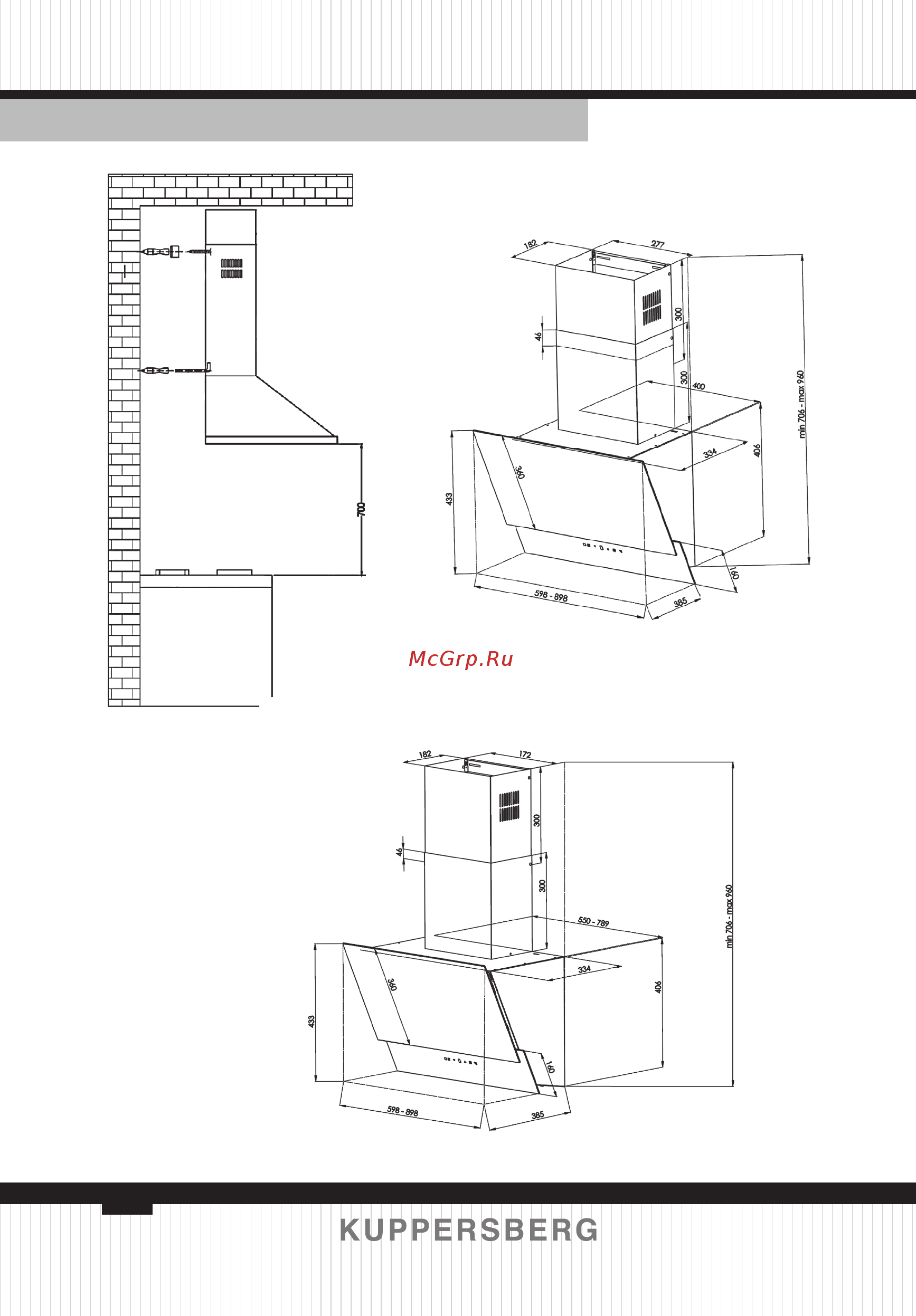 Kuppersberg F 612 W белая [6/0] F612 912