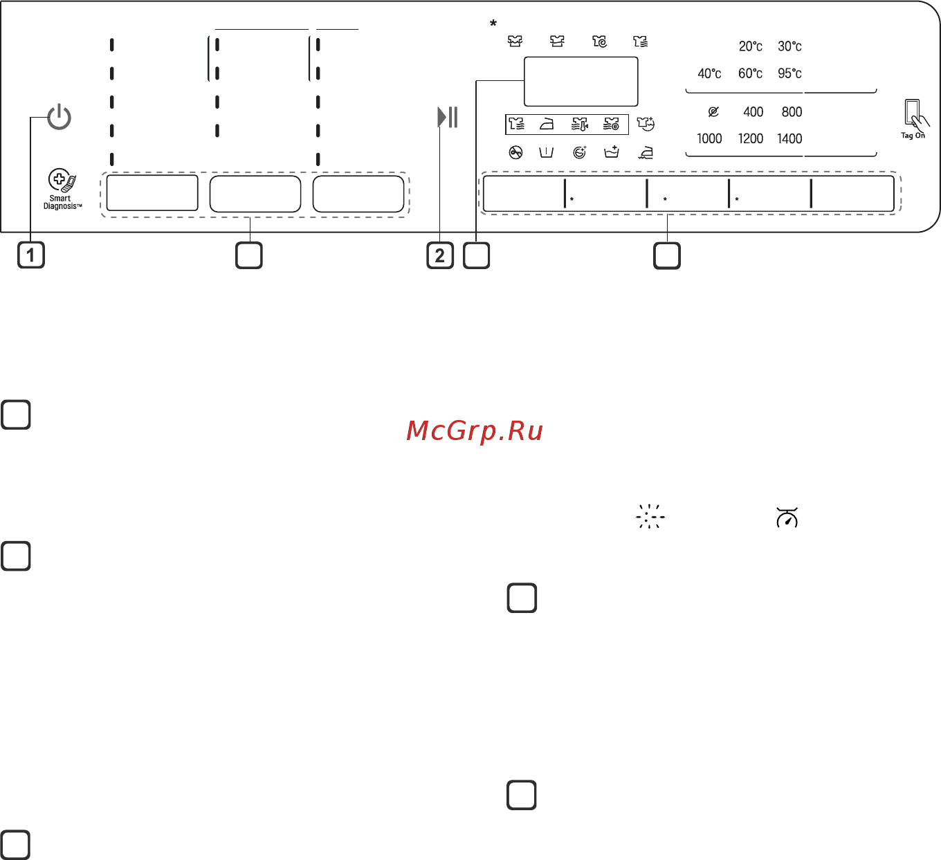 LG F2M5HS6S [25/52] Панель управления